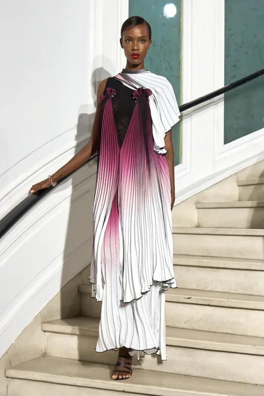 Ombré Pleated Gown made by Christian Siriano