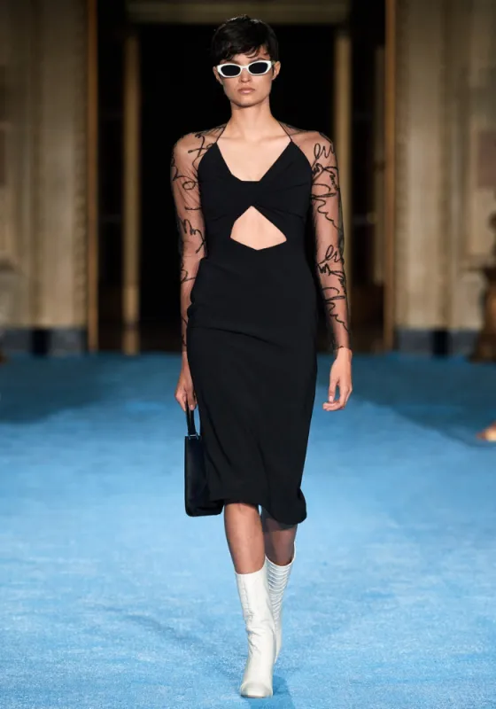 Siriano Signature Sleeve Cut Out Dress sold by Christian Siriano