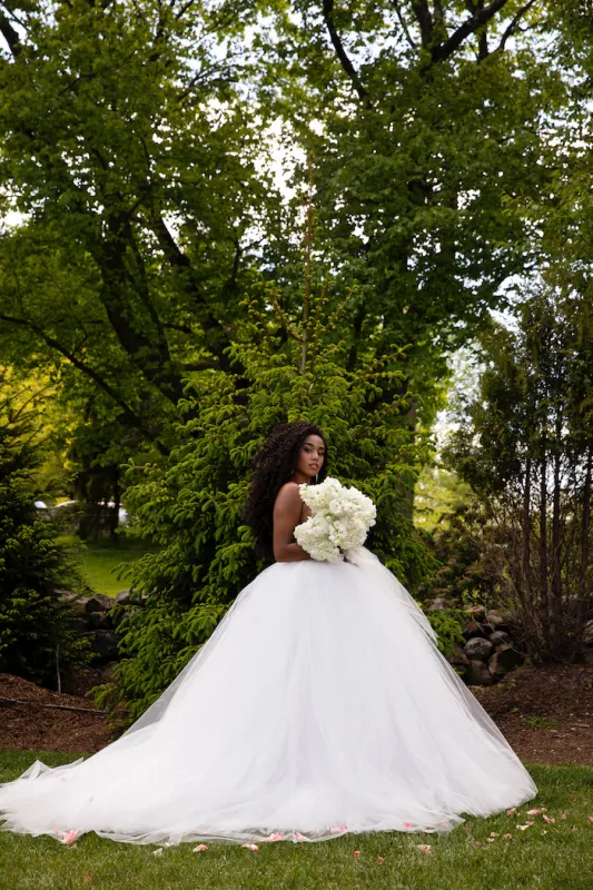 Layered Tulle Ball Skirt made by Christian Siriano