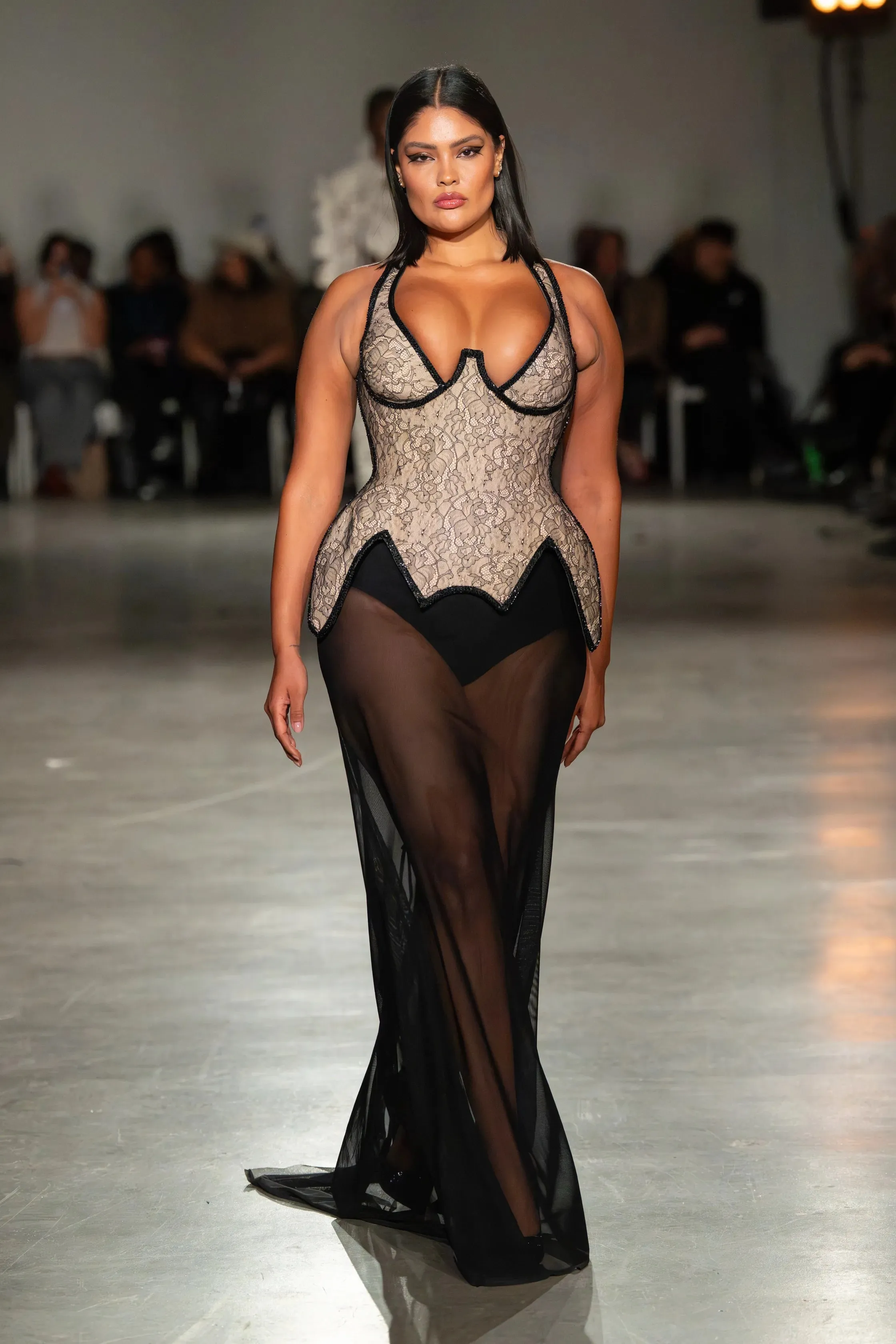 Lace Halter Corset sold by Christian Siriano product image thumbnail 2