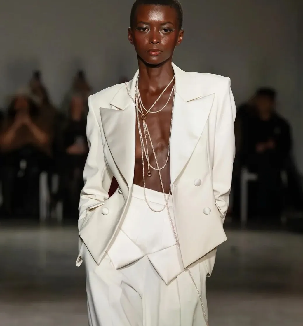 Ivory Blazer sold by Christian Siriano product image thumbnail 2