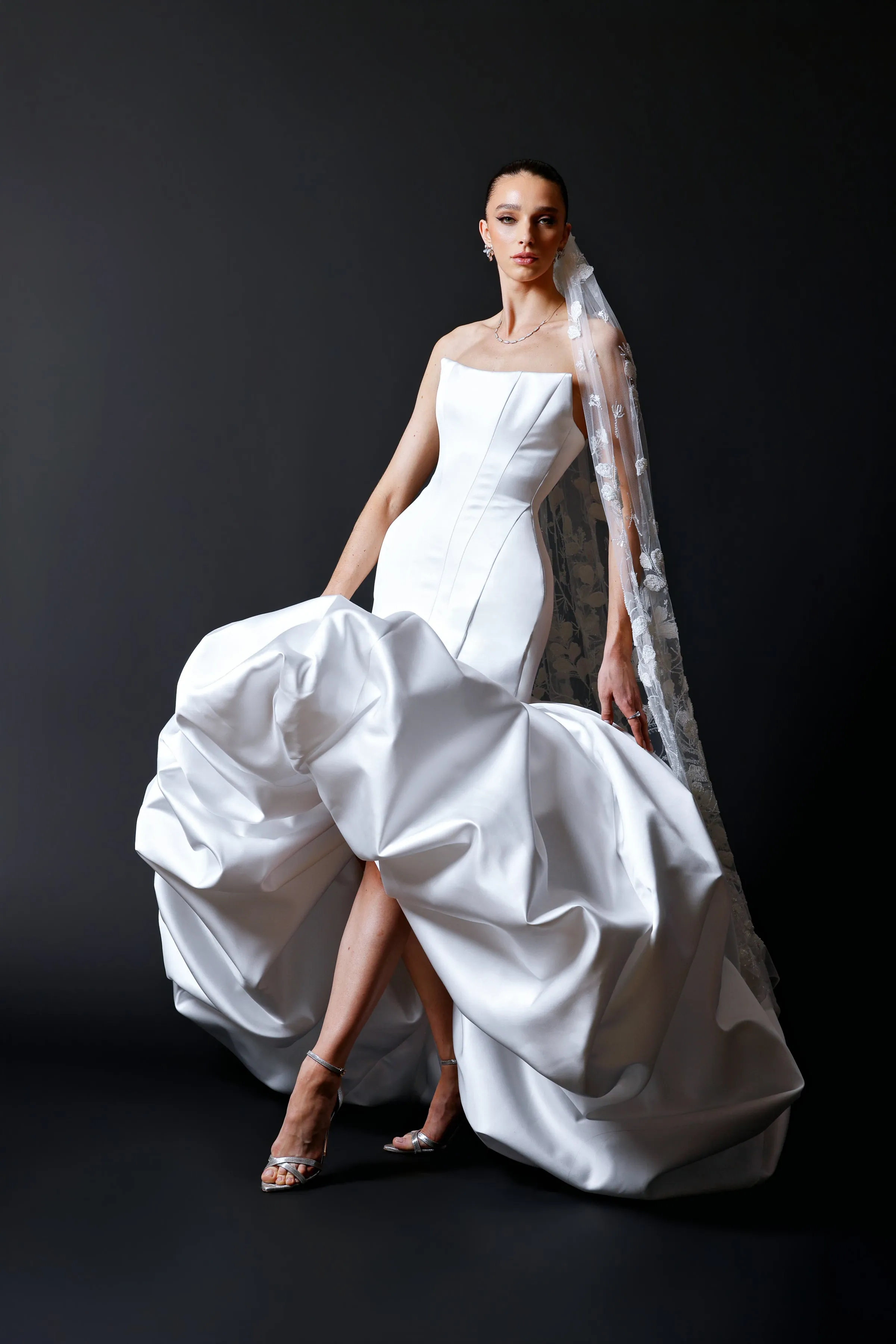 Hi-Low Bubble Hem Gown sold by Christian Siriano