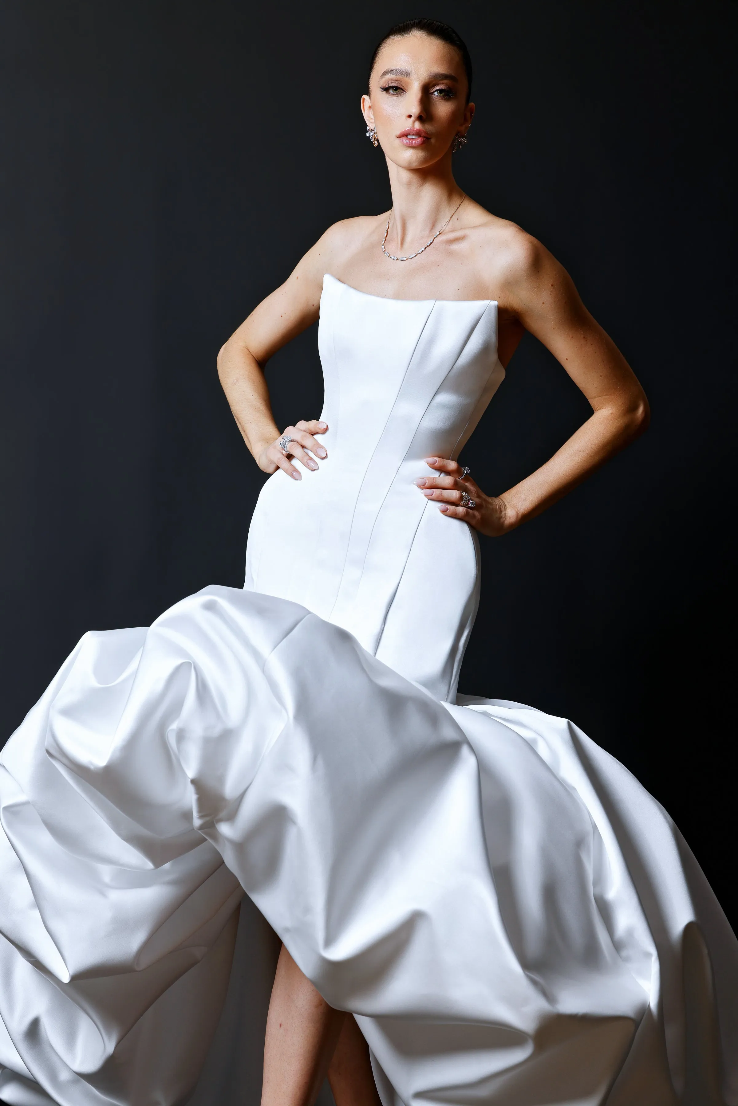 Hi-Low Bubble Hem Gown sold by Christian Siriano product image thumbnail 2