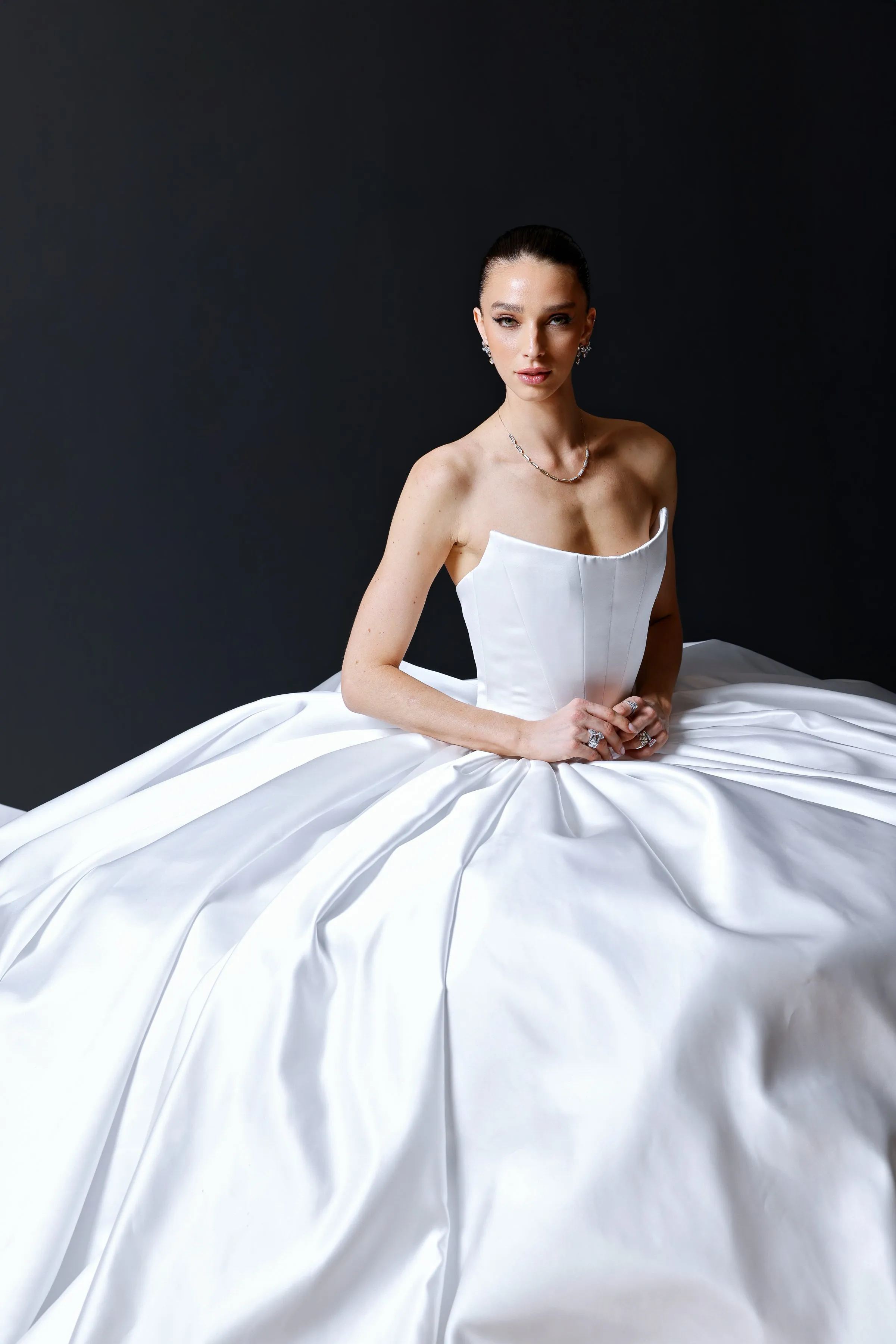 Strapless Drop-Waist Corset Ball Gown sold by Christian Siriano product image thumbnail 2