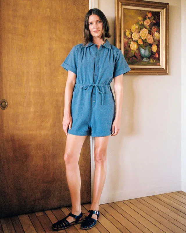 The Sylvia Jumper | French Blue sold by Christy Dawn