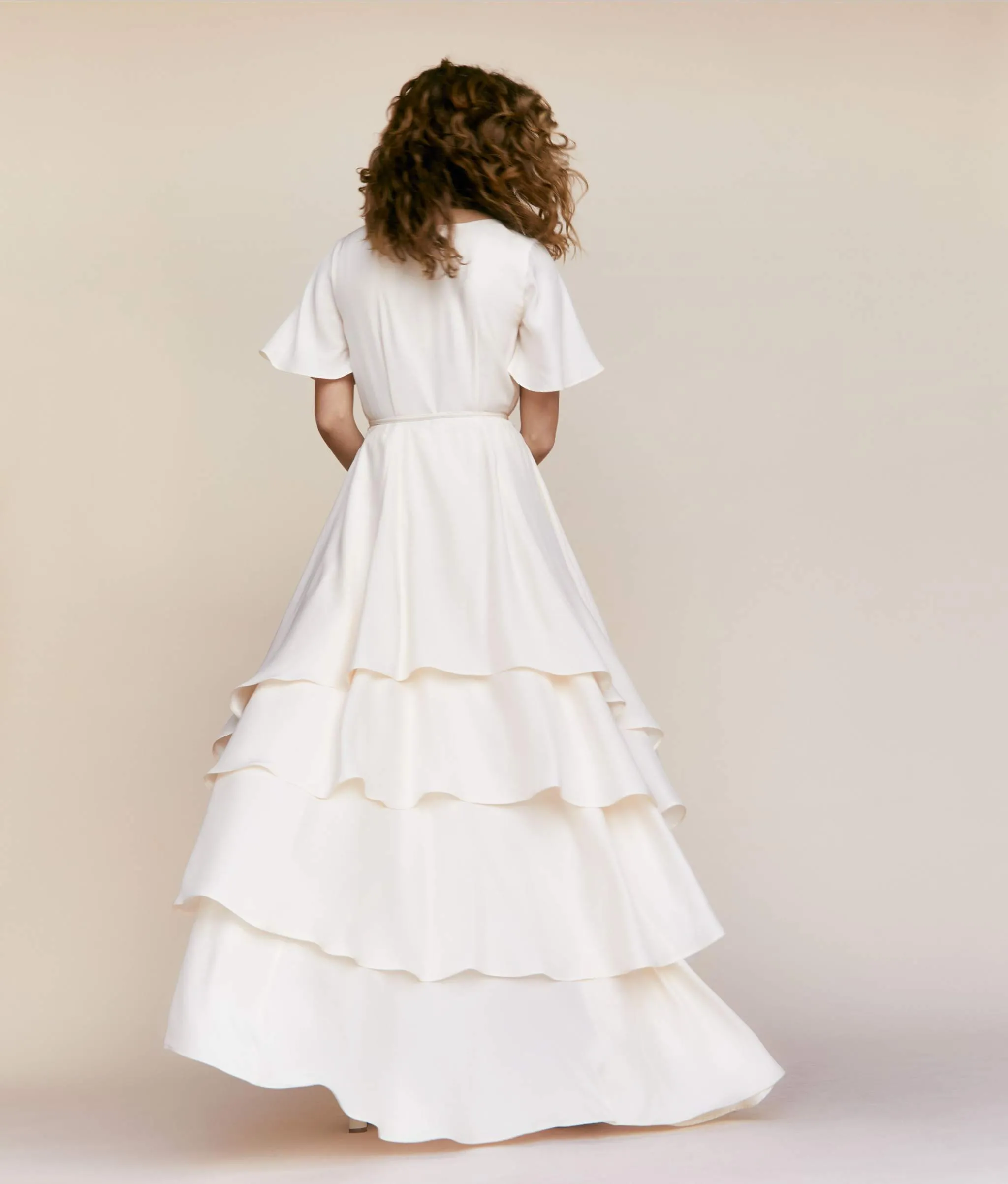 The Athena Dress | Pearl Silk sold by Christy Dawn product image thumbnail 3