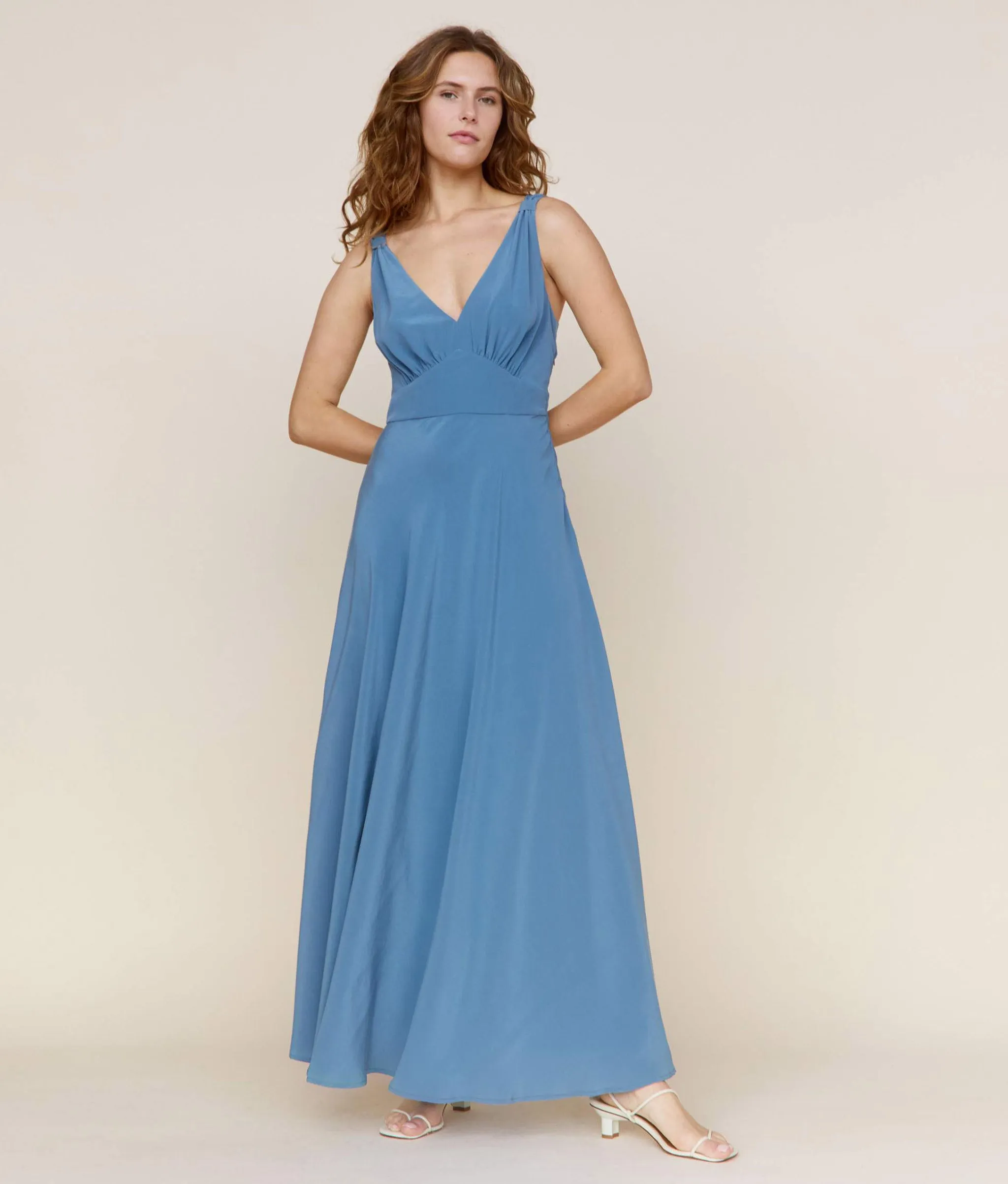 The Angelica Dress | Ocean Silk sold by Christy Dawn