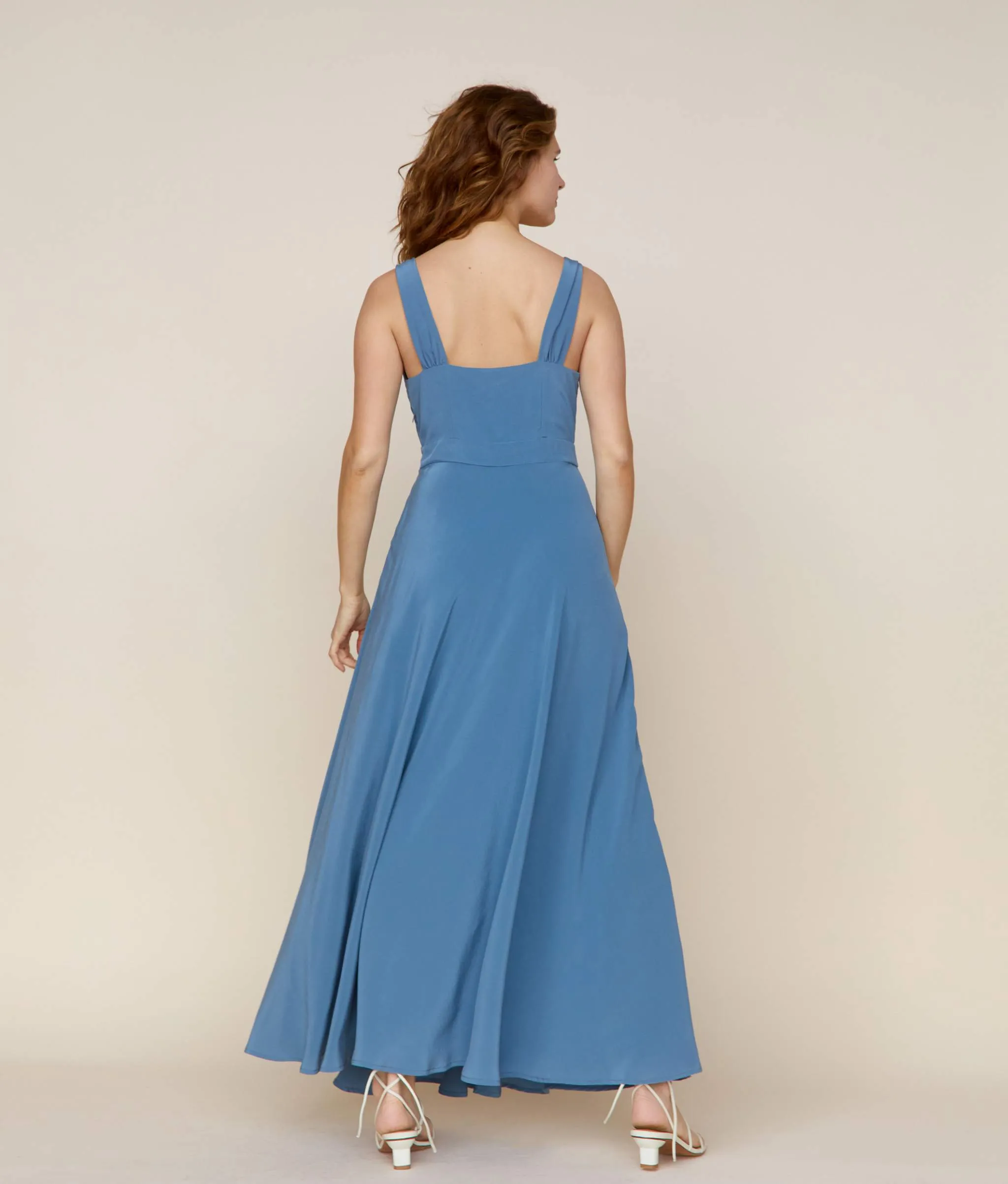 The Angelica Dress | Ocean Silk sold by Christy Dawn product image thumbnail 4
