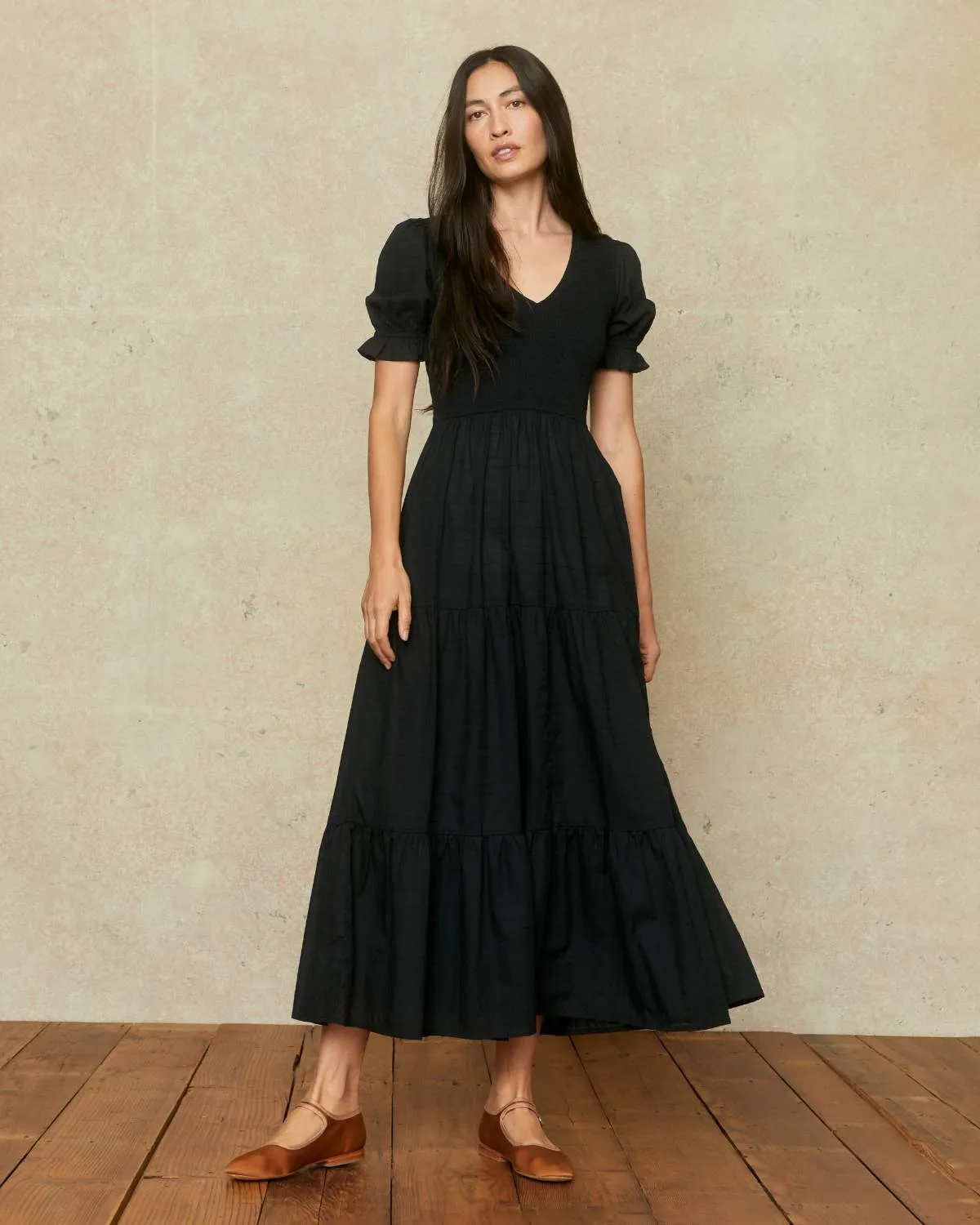 The Brooklyn Dress | Night Waffle sold by Christy Dawn