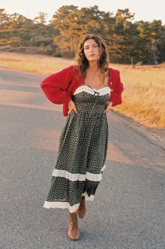 The Emma Dress | Night Strawberry sold by Christy Dawn
