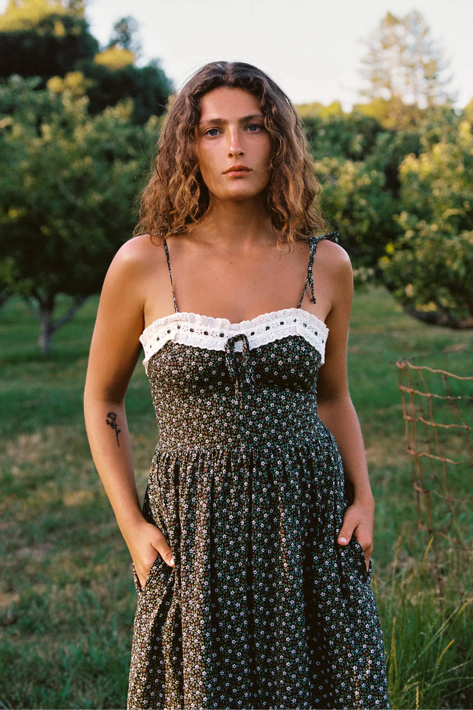 The Emma Dress | Night Strawberry sold by Christy Dawn product image thumbnail 3