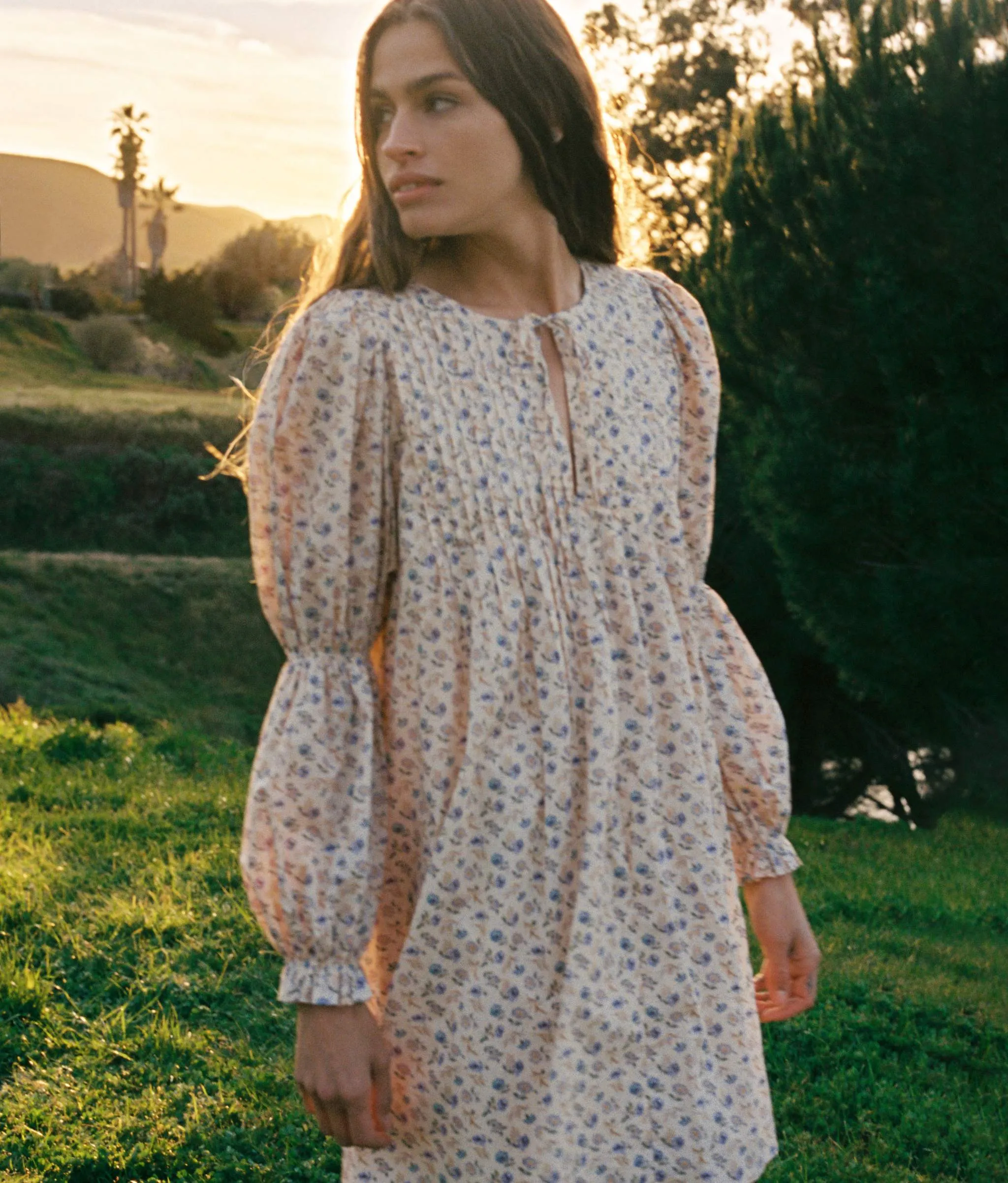 The Noor Dress | Oat Straw Cream sold by Christy Dawn product image thumbnail 5