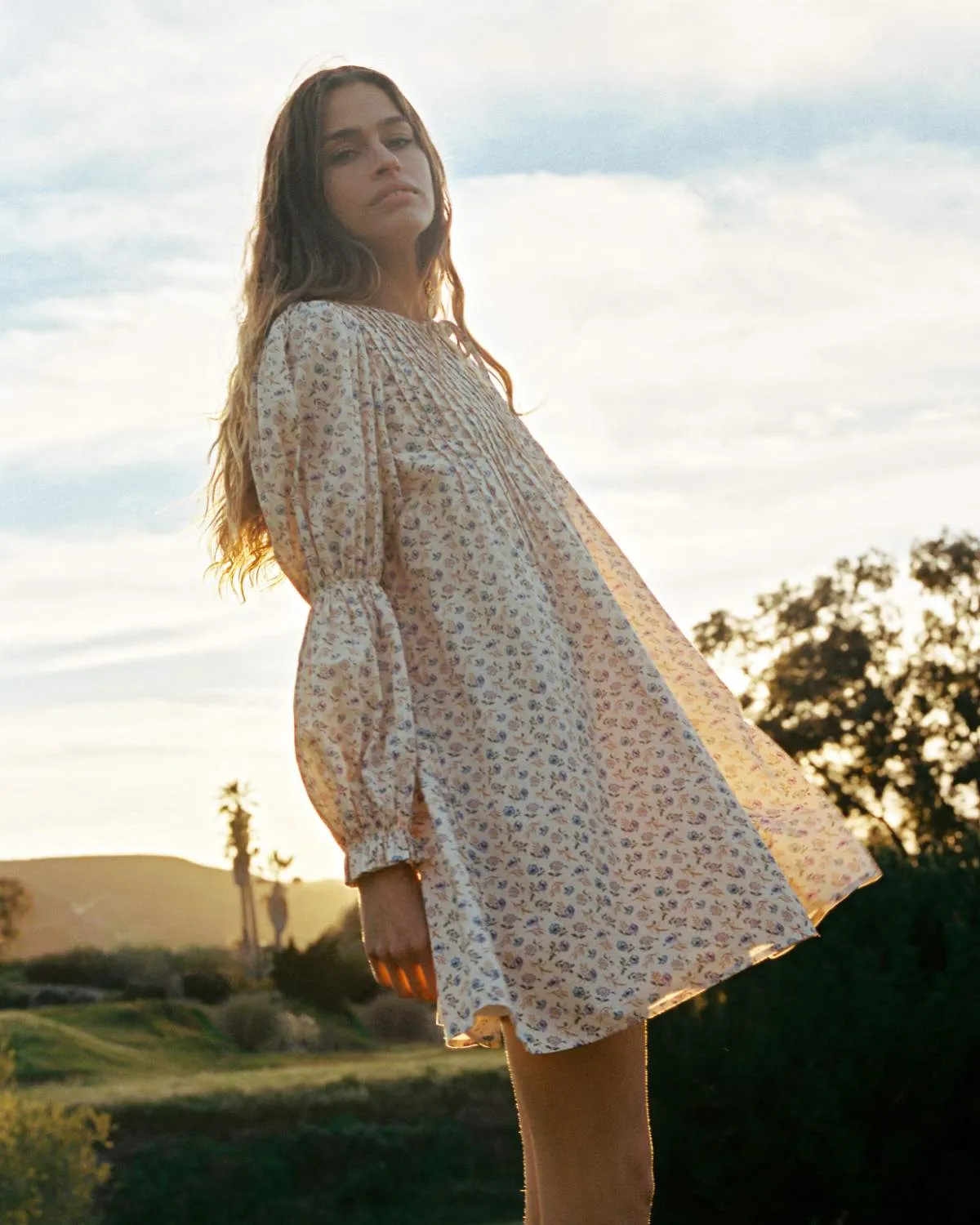 The Noor Dress | Oat Straw Cream sold by Christy Dawn