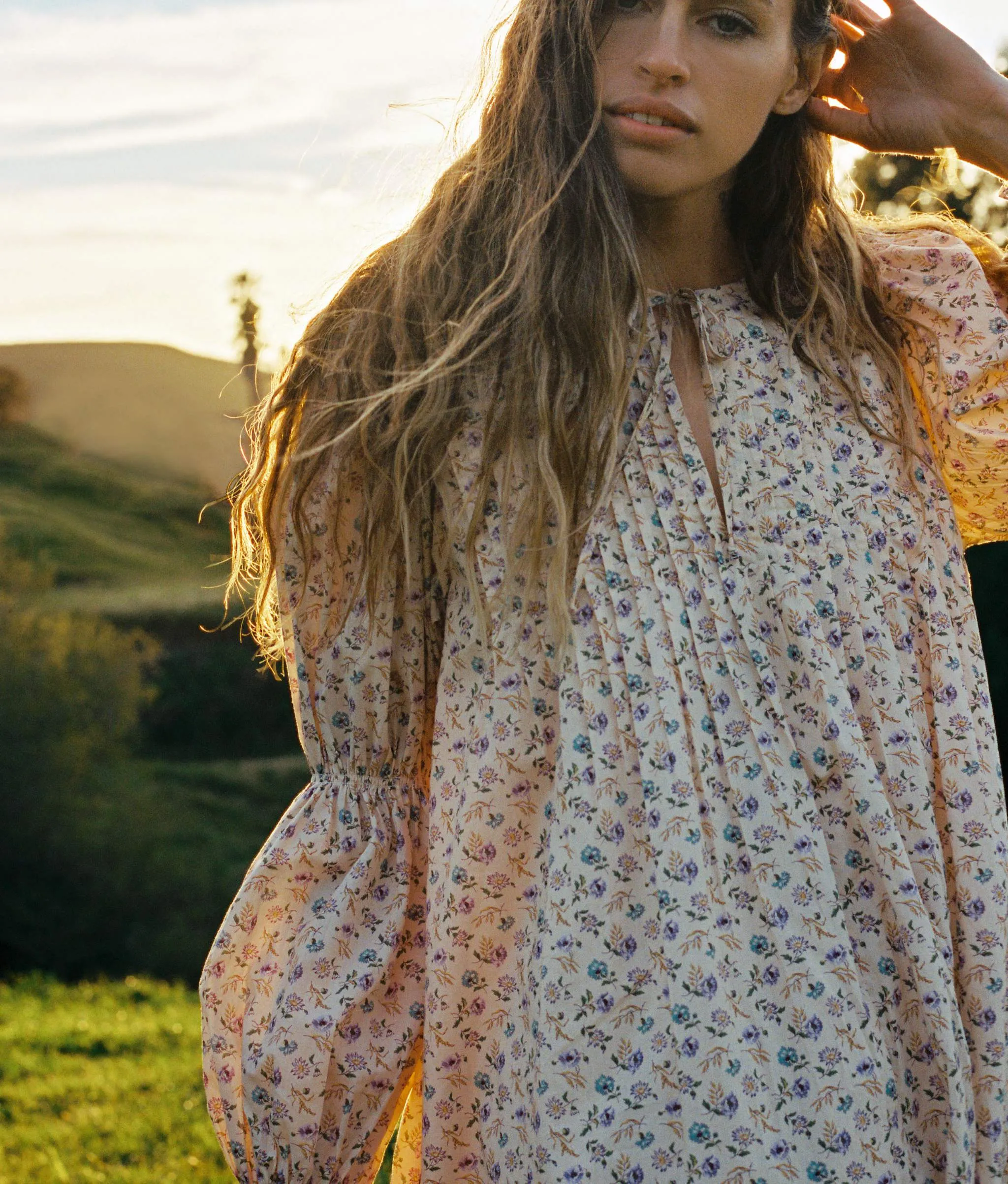 The Noor Dress | Oat Straw Cream sold by Christy Dawn product image thumbnail 4