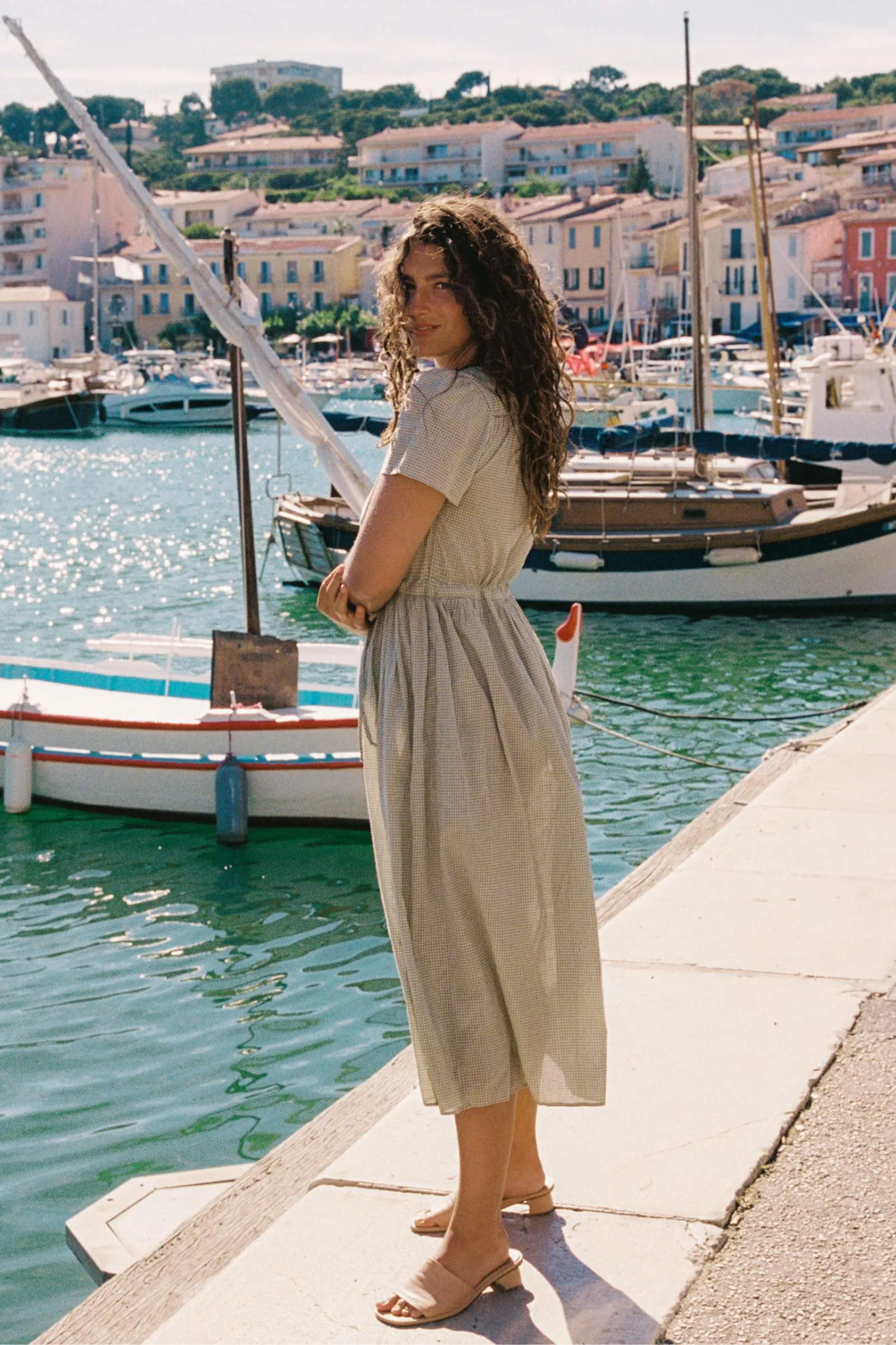 The Dawn Dress | Honeydew Gingham sold by Christy Dawn product image thumbnail 4