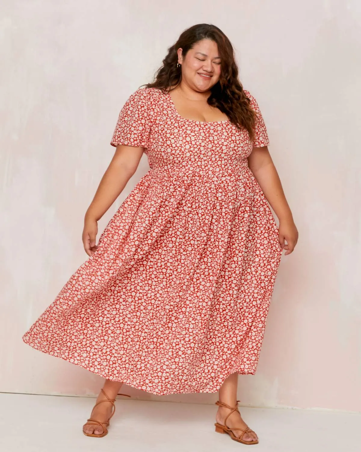 The Scarlet Dress Extended | Crimson Calendula sold by Christy Dawn