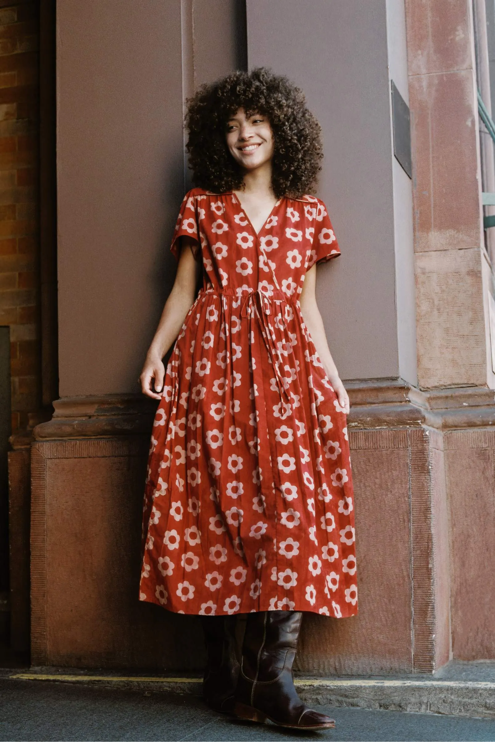 The Dawn Dress Petites | Crimson Daisy sold by Christy Dawn product image thumbnail 3