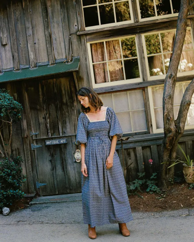 The Katrina Dress | Aster Indigo sold by Christy Dawn