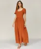 The Scarlet Dress | Rust Gauze sold by Christy Dawn