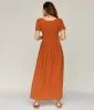 The Scarlet Dress | Rust Gauze sold by Christy Dawn