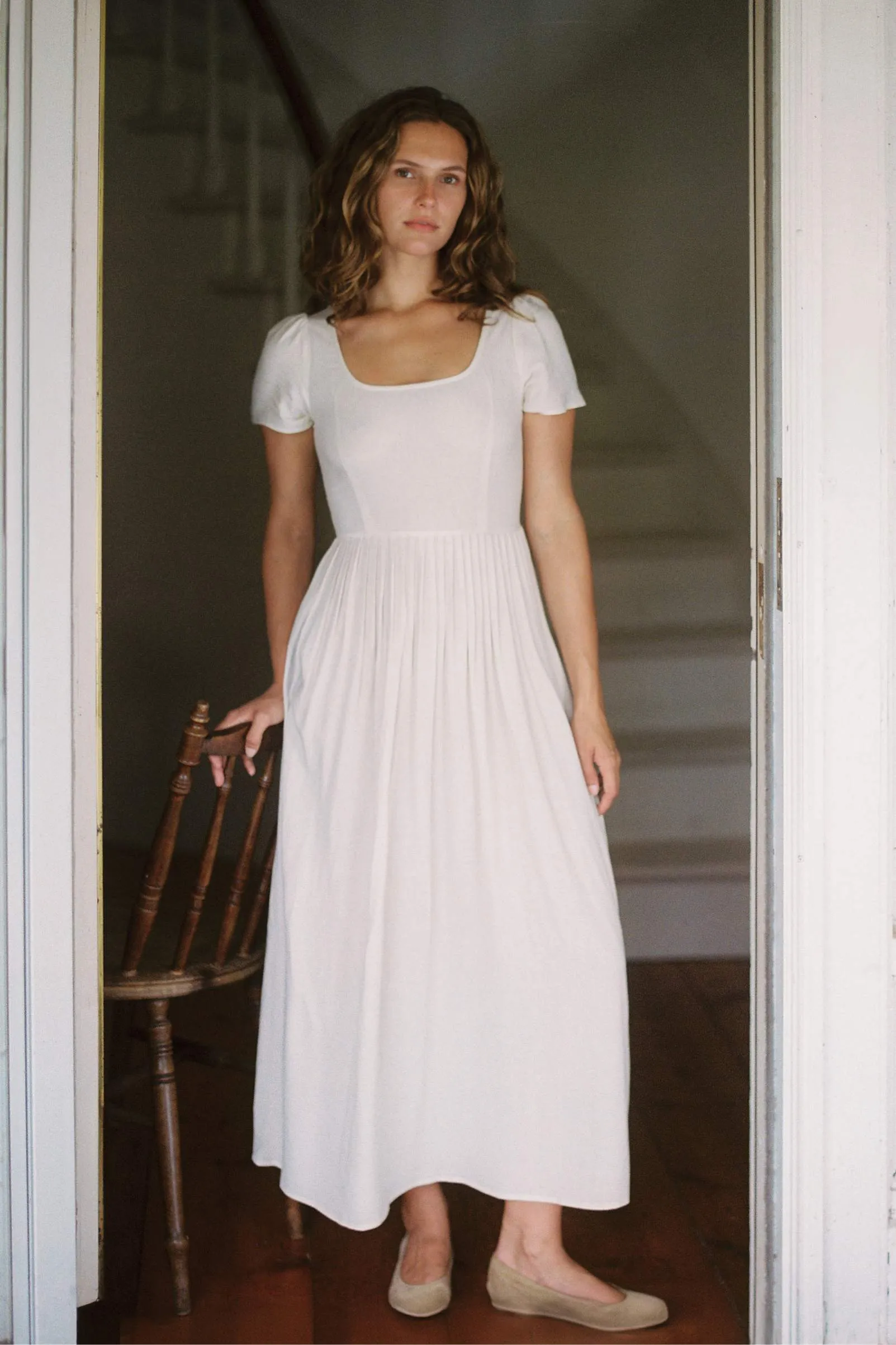 The Scarlet Dress | Eggshell sold by Christy Dawn