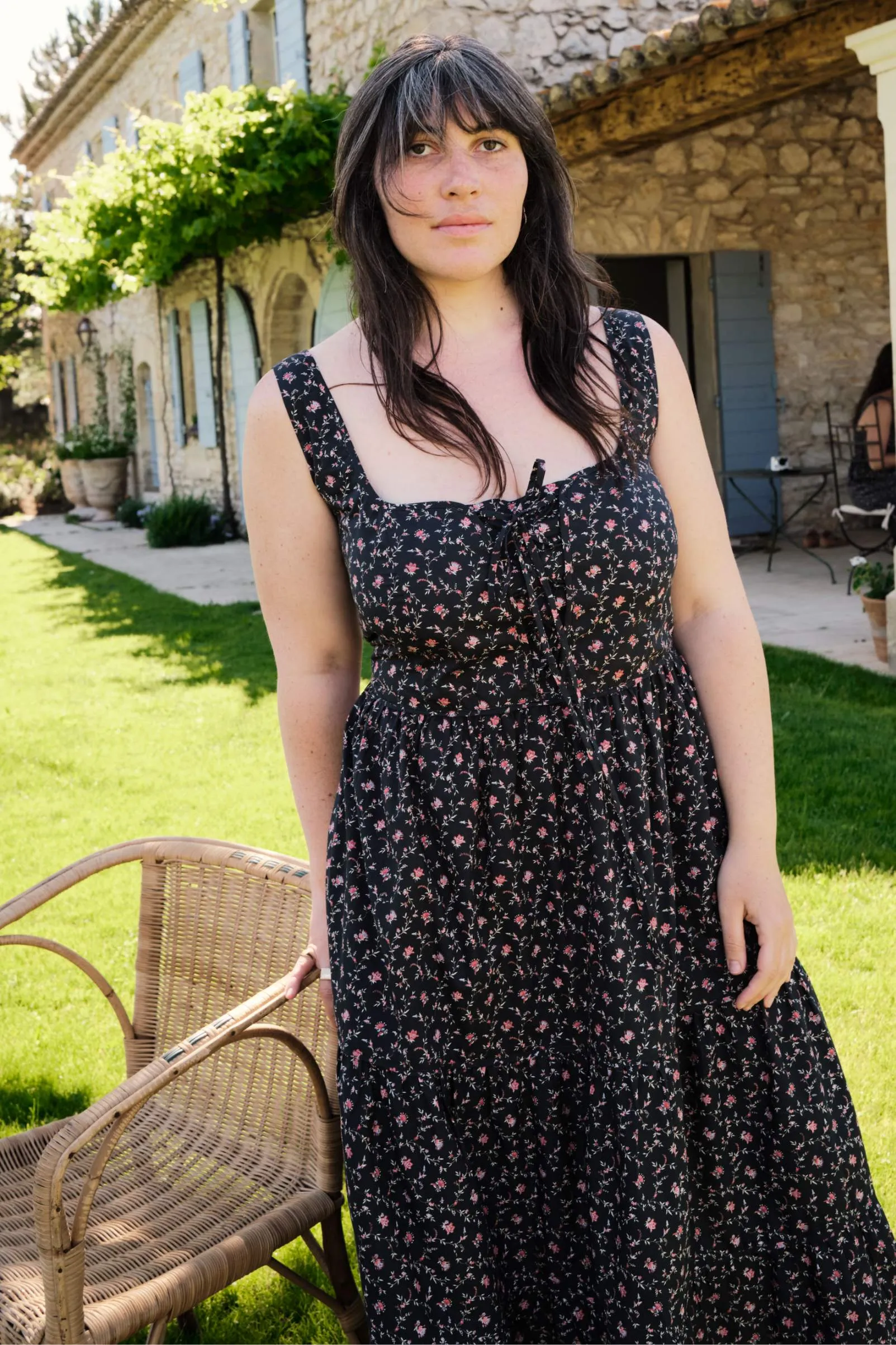 The Adele Dress Extended | Night Trellis sold by Christy Dawn product image thumbnail 2