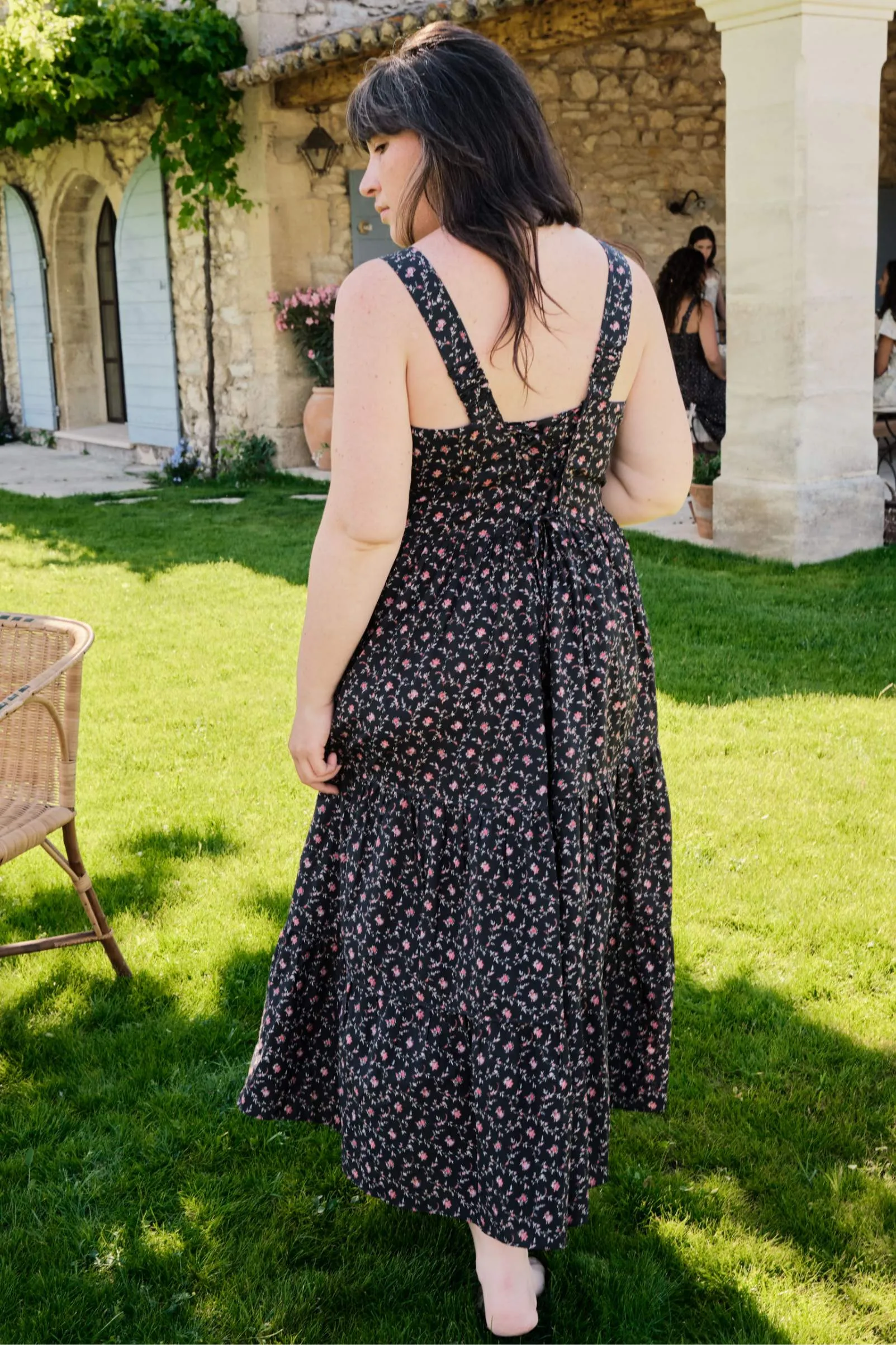 The Adele Dress Extended | Night Trellis sold by Christy Dawn product image thumbnail 3