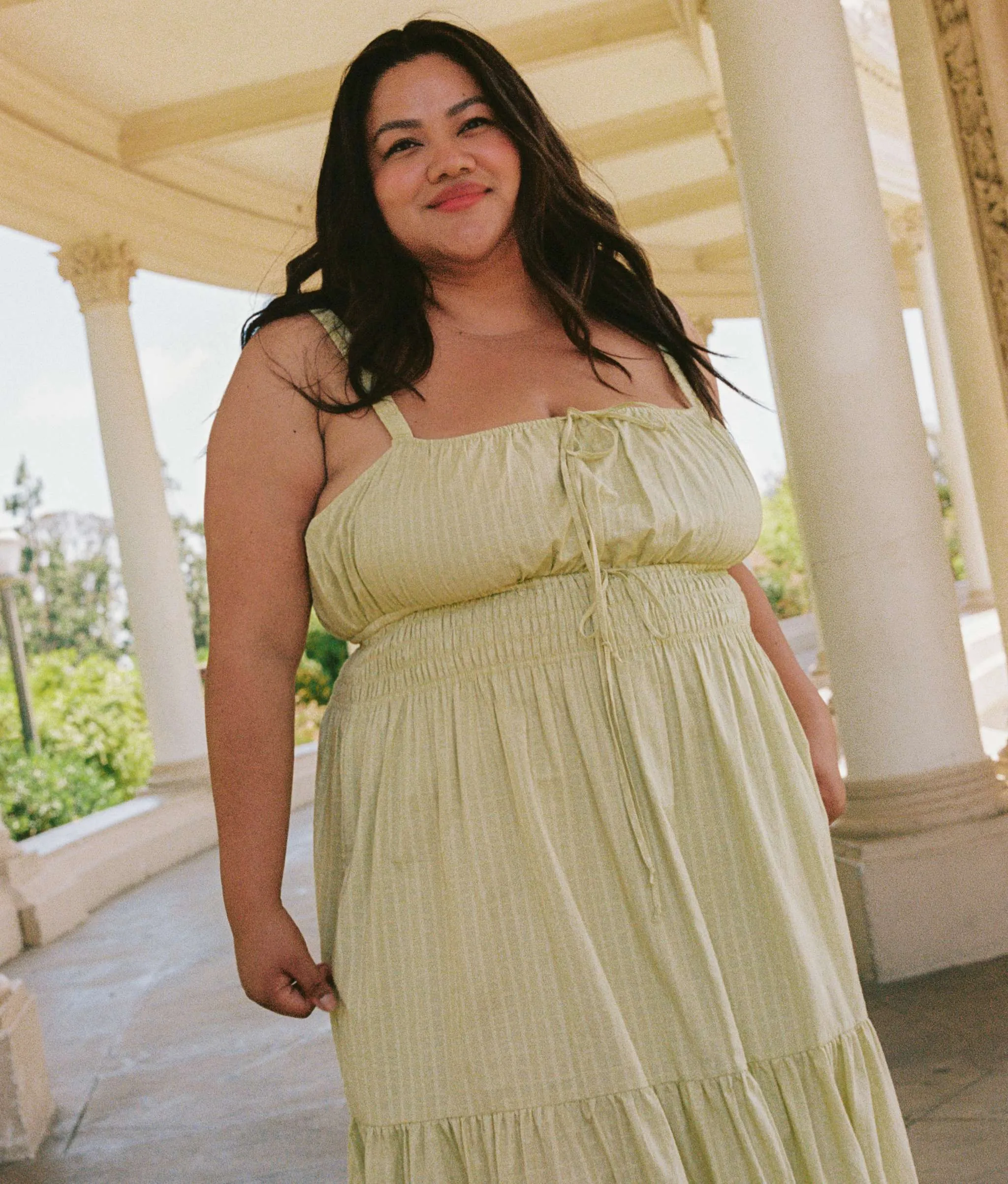 The Zuri Dress Extended | Lemongrass sold by Christy Dawn product image thumbnail 5