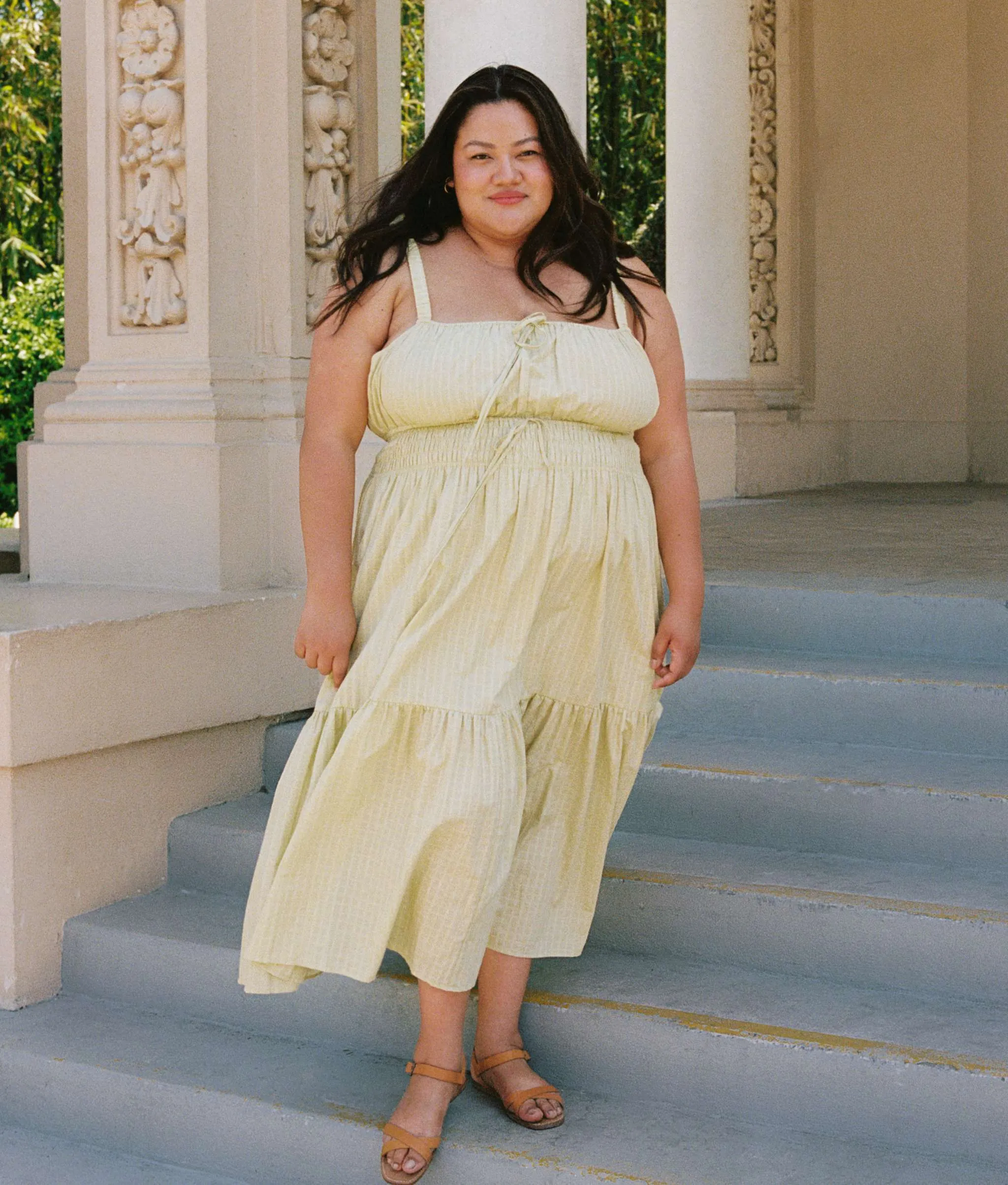 The Zuri Dress Extended | Lemongrass sold by Christy Dawn product image thumbnail 3