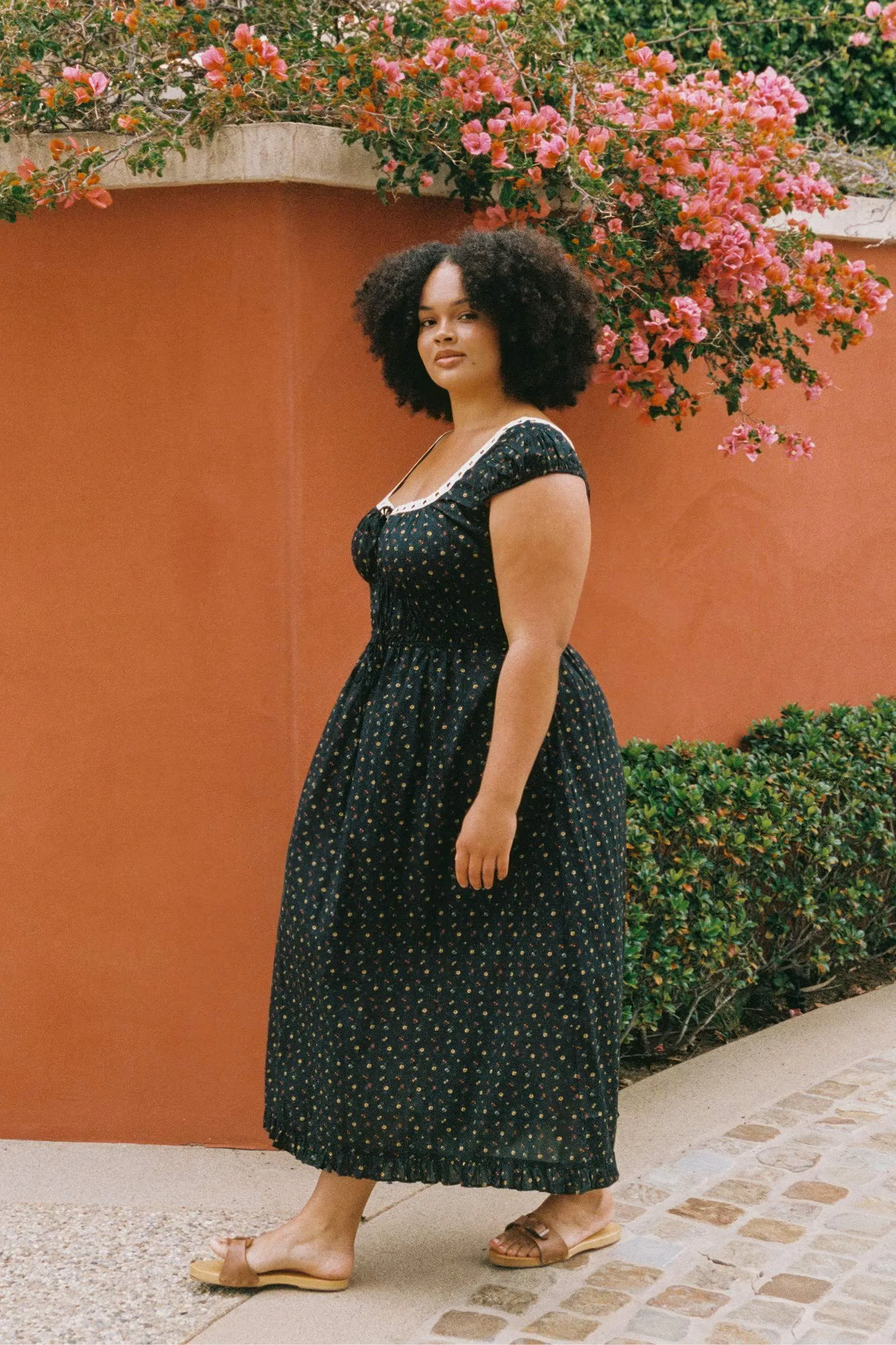 The Kelly Dress Extended | Aster Garden Black sold by Christy Dawn product image thumbnail 3