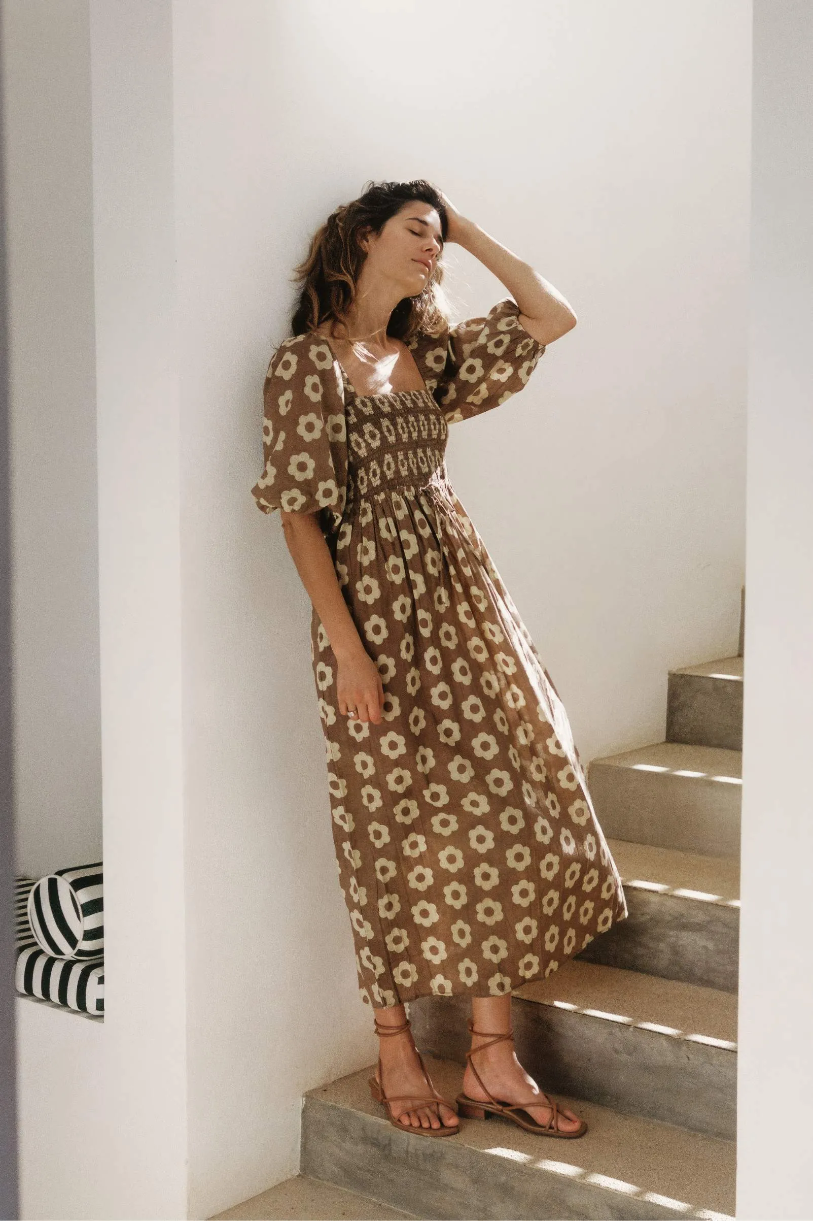 The Katrina Dress | Mocha Daisy sold by Christy Dawn product image thumbnail 5