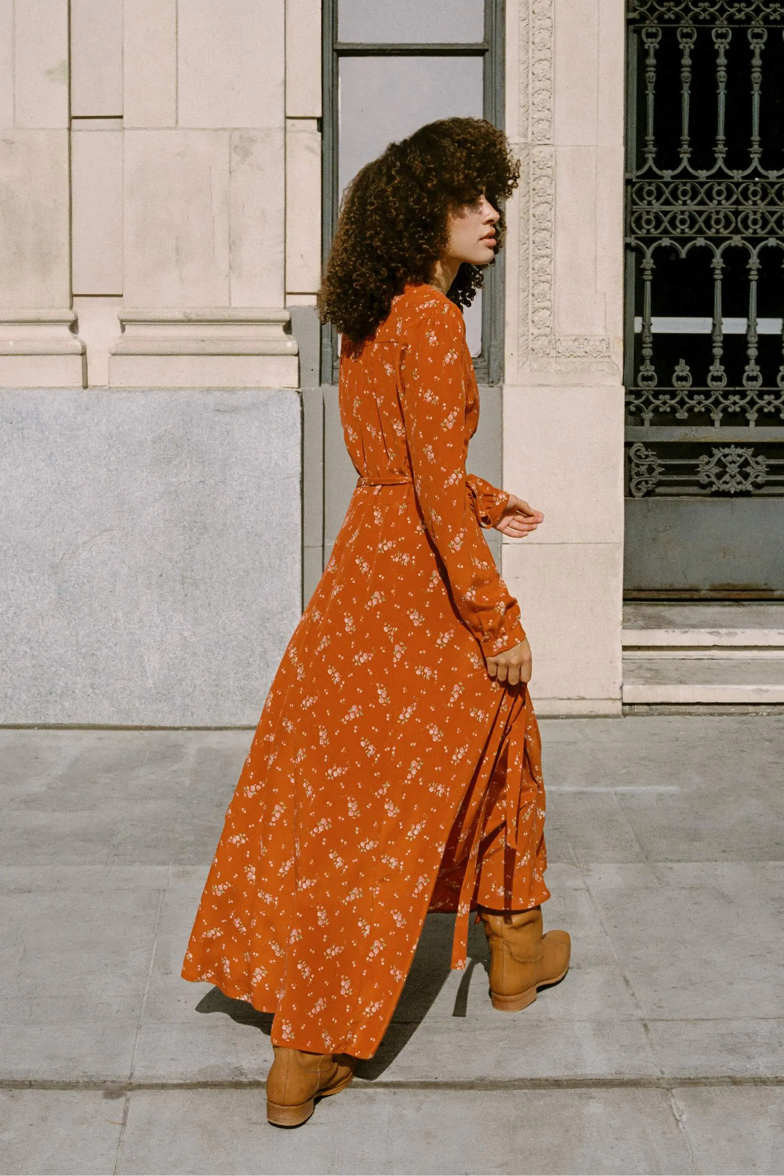 The Elsa Dress | Mums Ditsy Ruby sold by Christy Dawn product image thumbnail 4