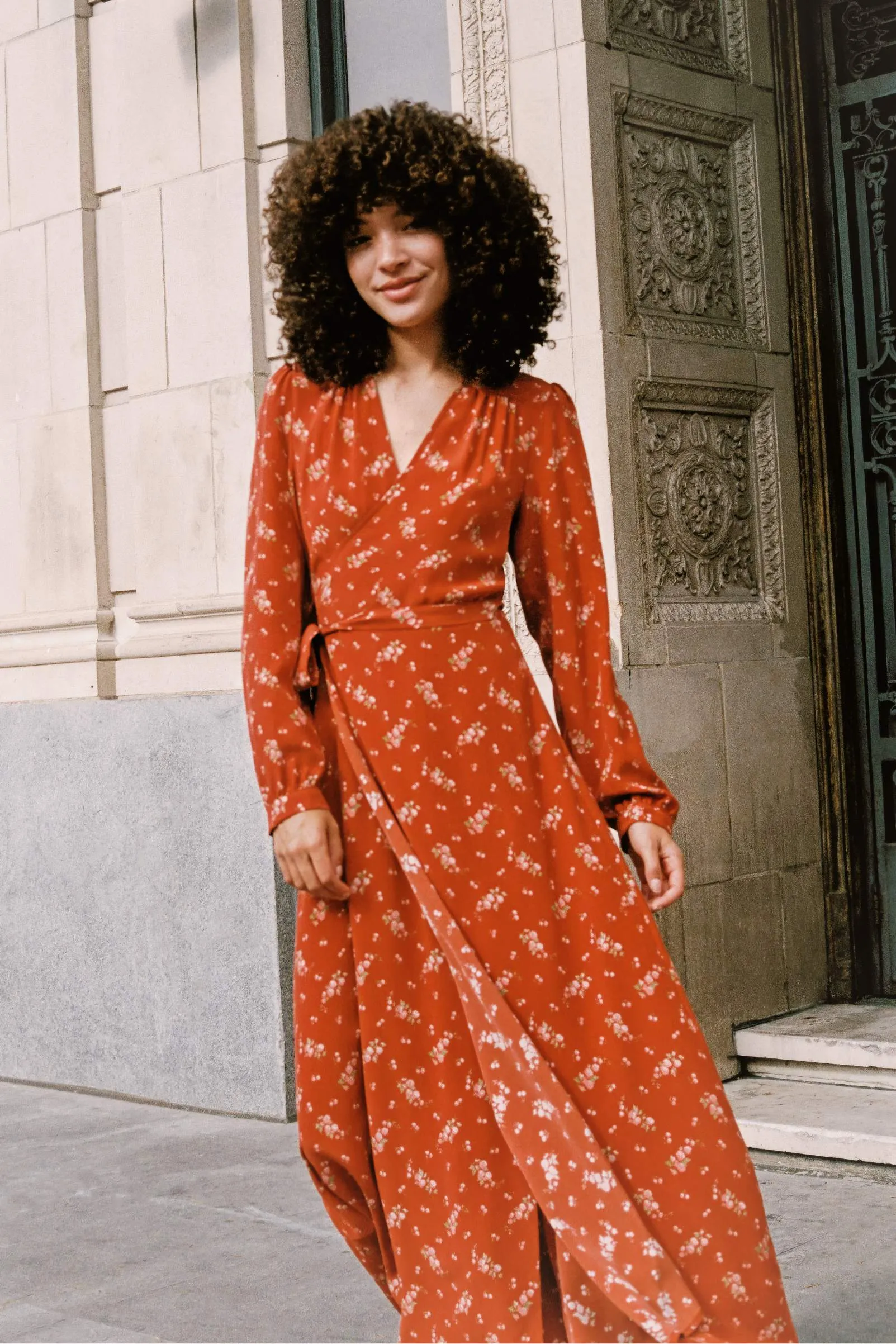 The Elsa Dress | Mums Ditsy Ruby sold by Christy Dawn product image thumbnail 3