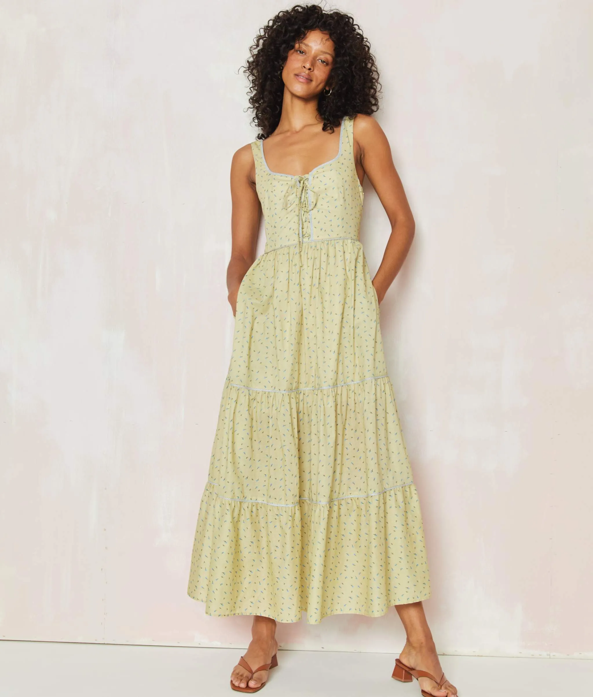 The Adele Dress | Daffodil Fields sold by Christy Dawn product image thumbnail 4