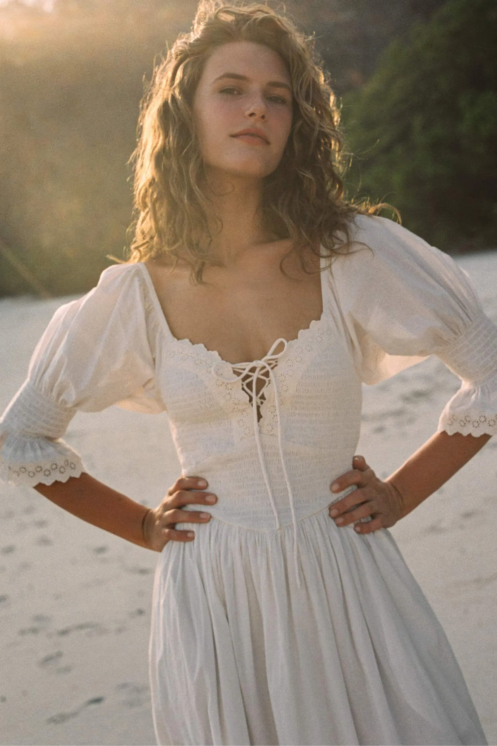 The Maddie Dress | Pearl sold by Christy Dawn product image thumbnail 5