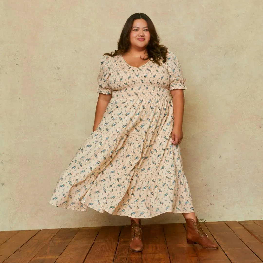 The Brooklyn Dress Extended | Mums Ditsy Cream sold by Christy Dawn product image thumbnail 5