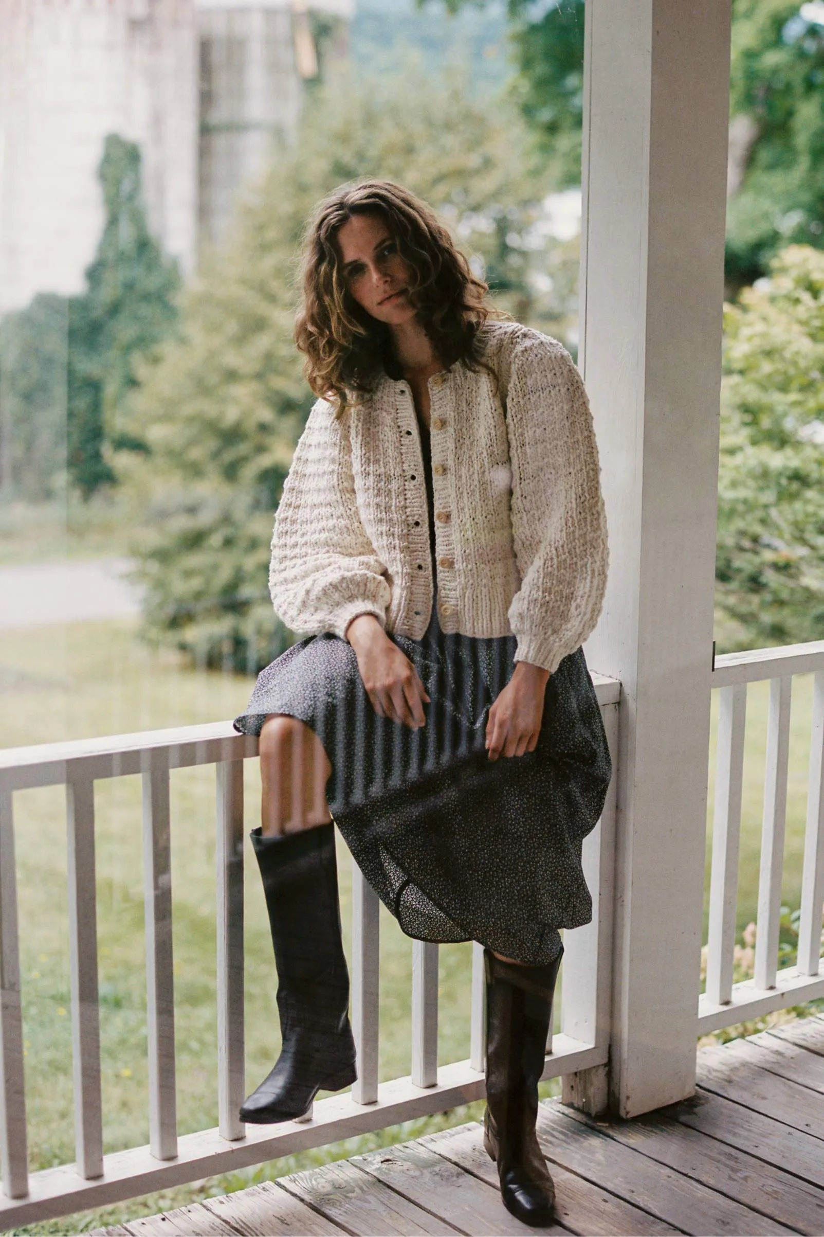The Nola Cardigan | Creme sold by Christy Dawn