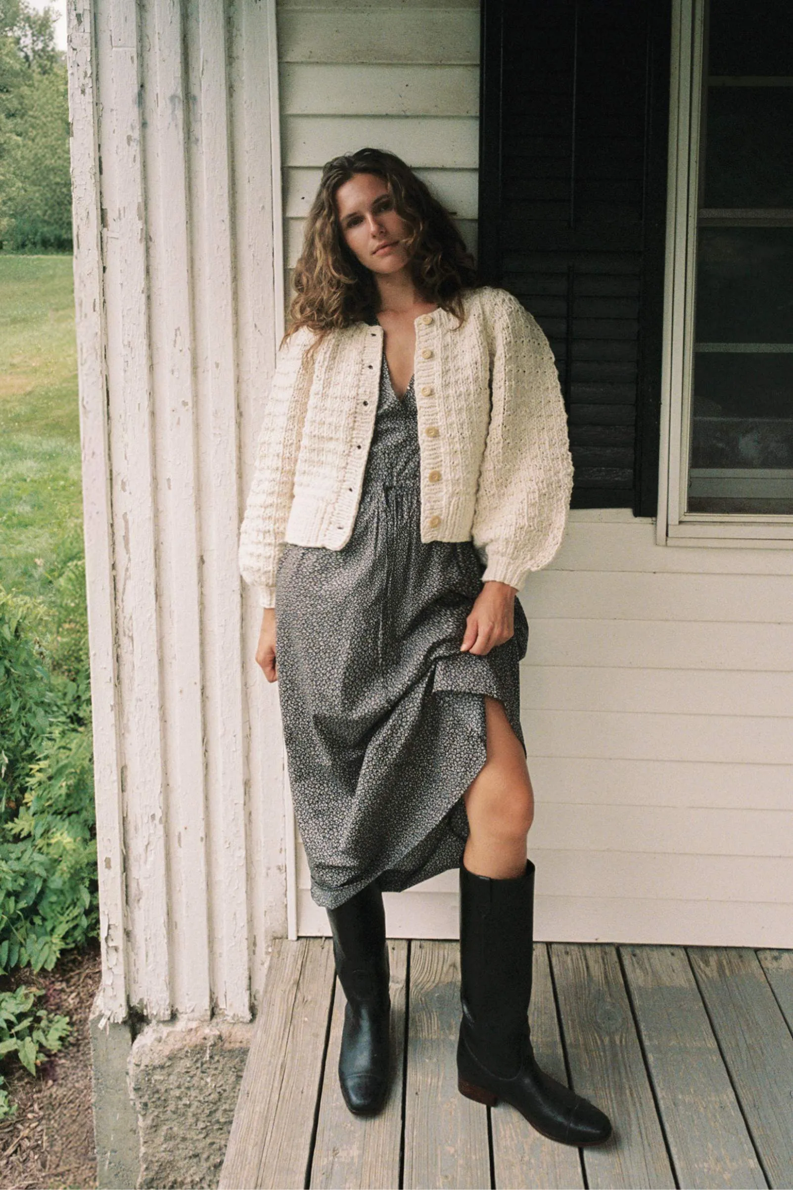 The Nola Cardigan | Creme sold by Christy Dawn product image thumbnail 3