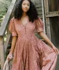 The Marie Dress | Leaf Dot Rooibos sold by Christy Dawn