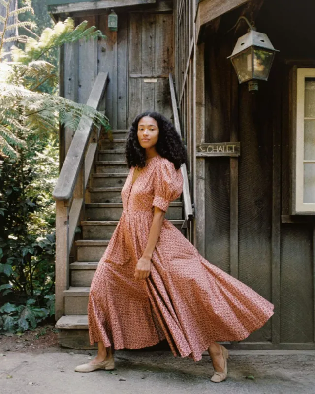 The Marie Dress | Leaf Dot Rooibos sold by Christy Dawn