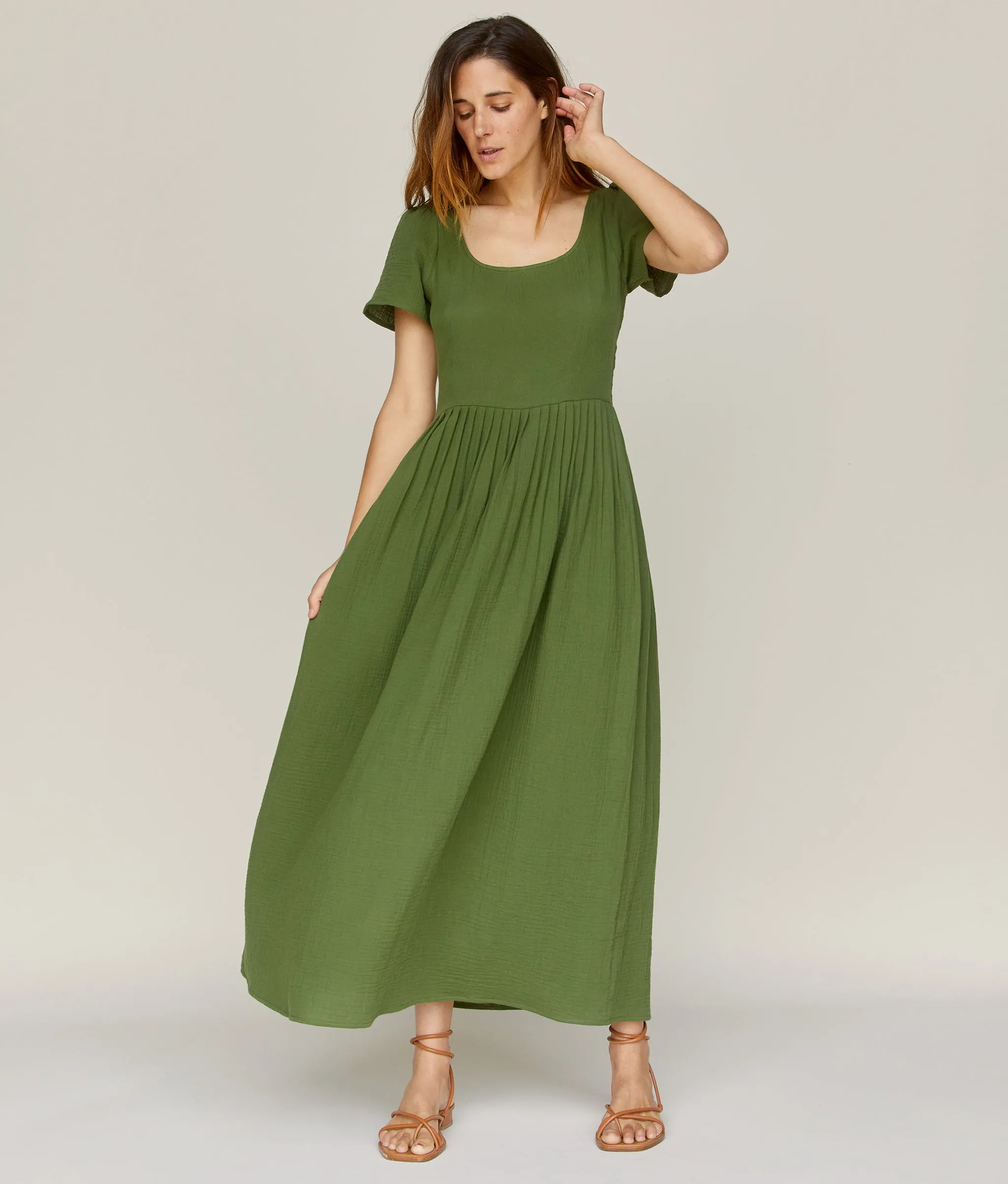 The Scarlet Dress Petites | Forest Gauze sold by Christy Dawn product image thumbnail 3