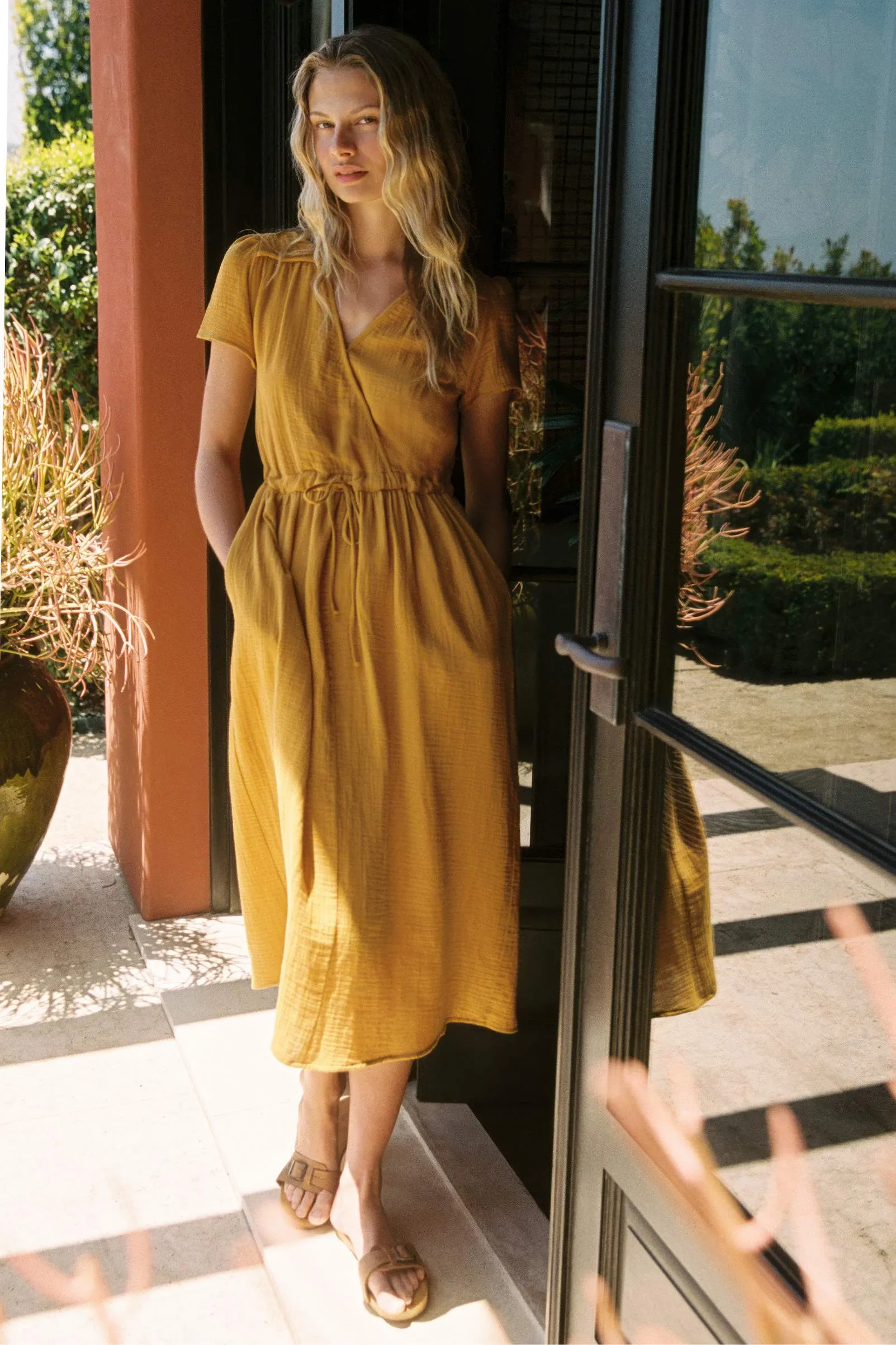 The Dawn Dress | Mustard Gauze sold by Christy Dawn product image thumbnail 2