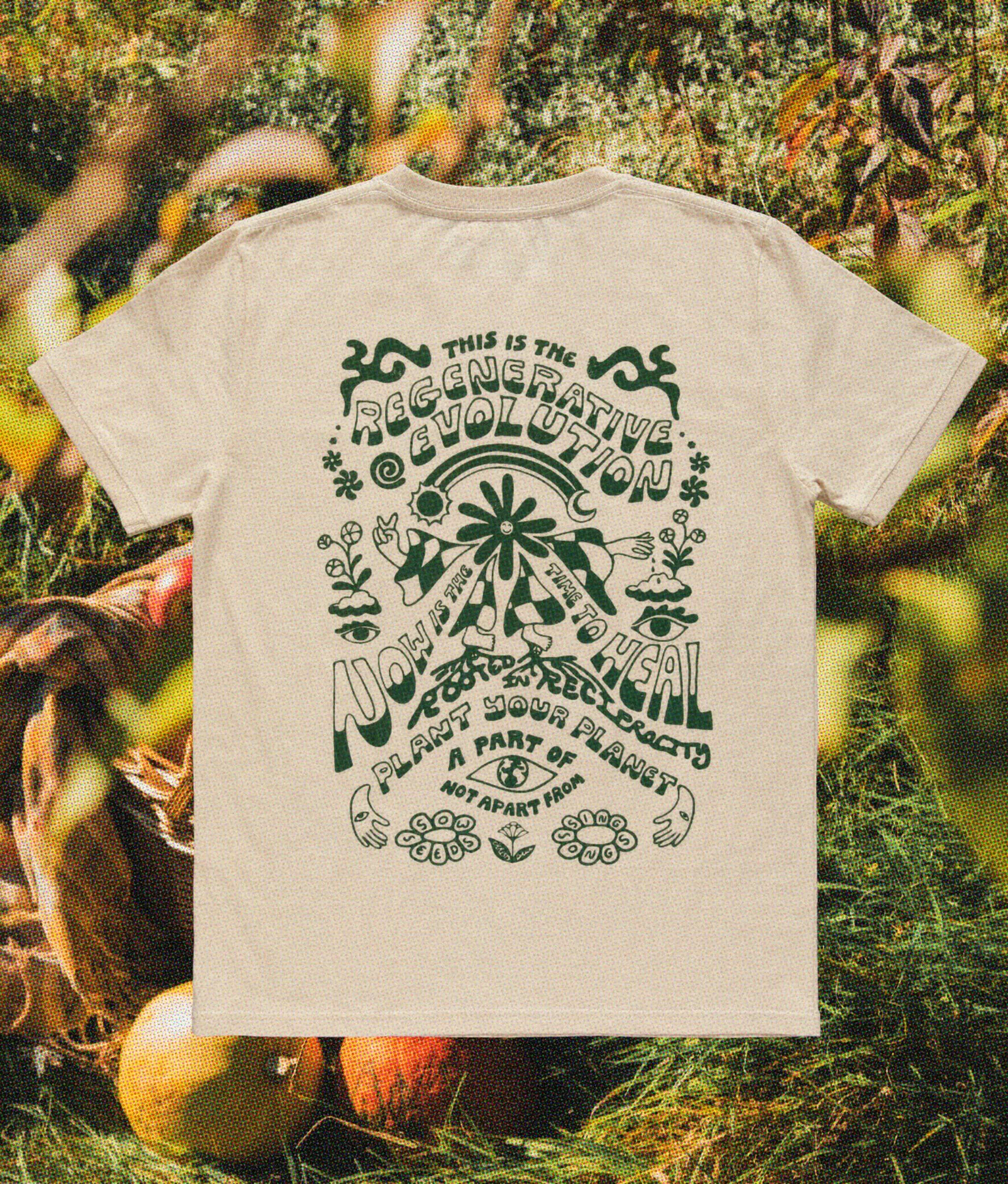 The Evolution Short Sleeve Tee | Natural sold by Christy Dawn