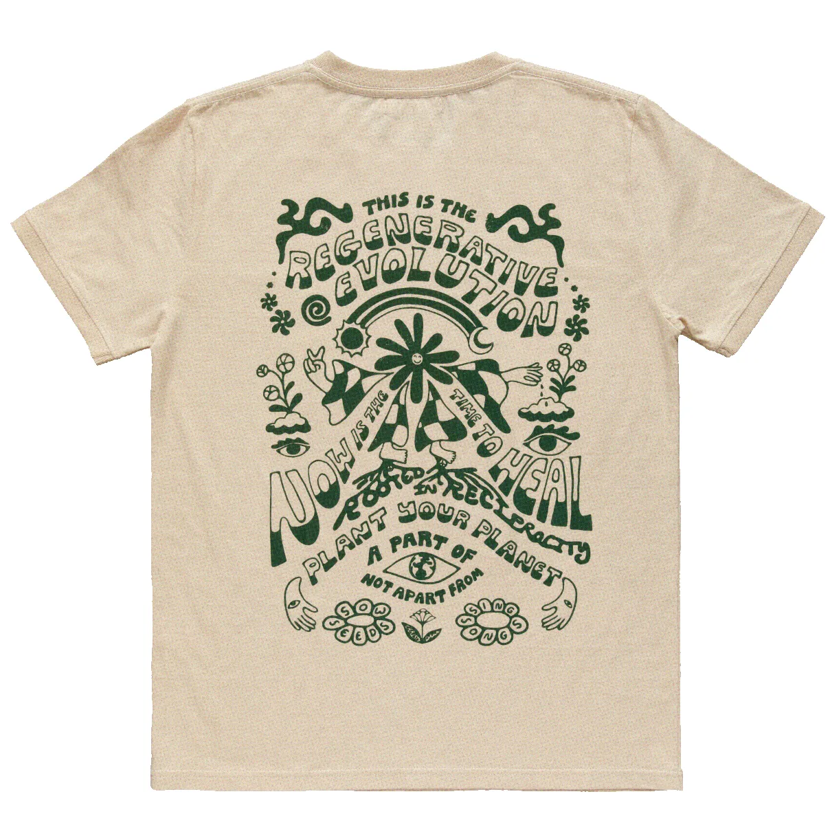 The Evolution Short Sleeve Tee | Natural sold by Christy Dawn product image thumbnail 2