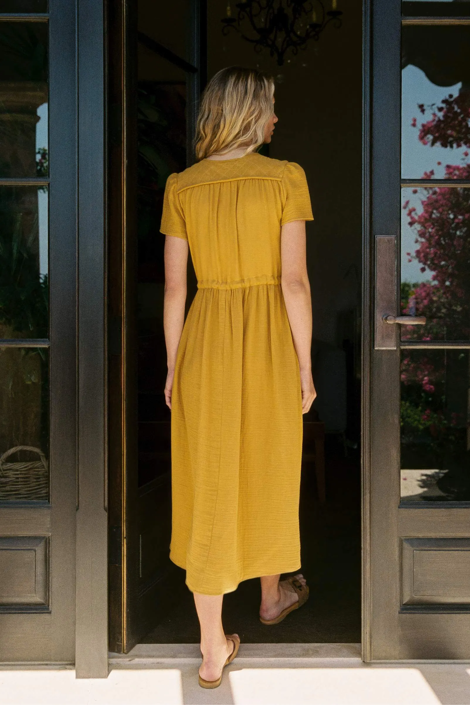 The Dawn Dress | Mustard Gauze sold by Christy Dawn product image thumbnail 3