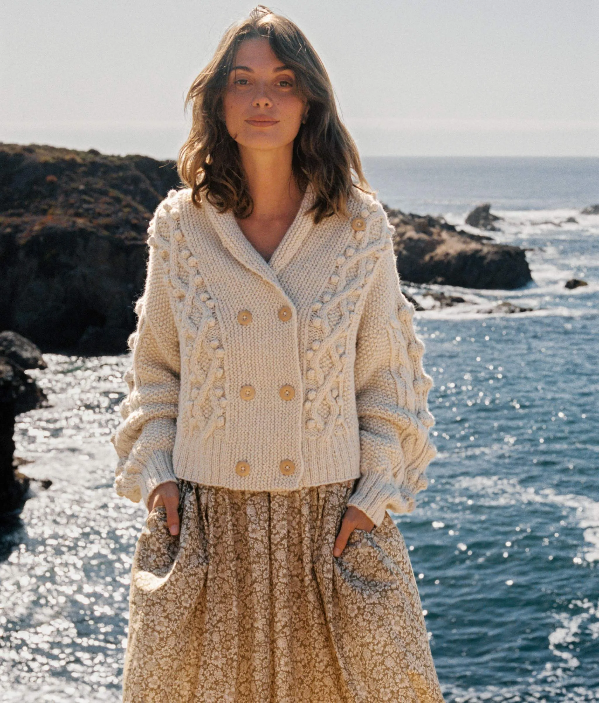 The Regina Cardigan | Natural sold by Christy Dawn product image thumbnail 3