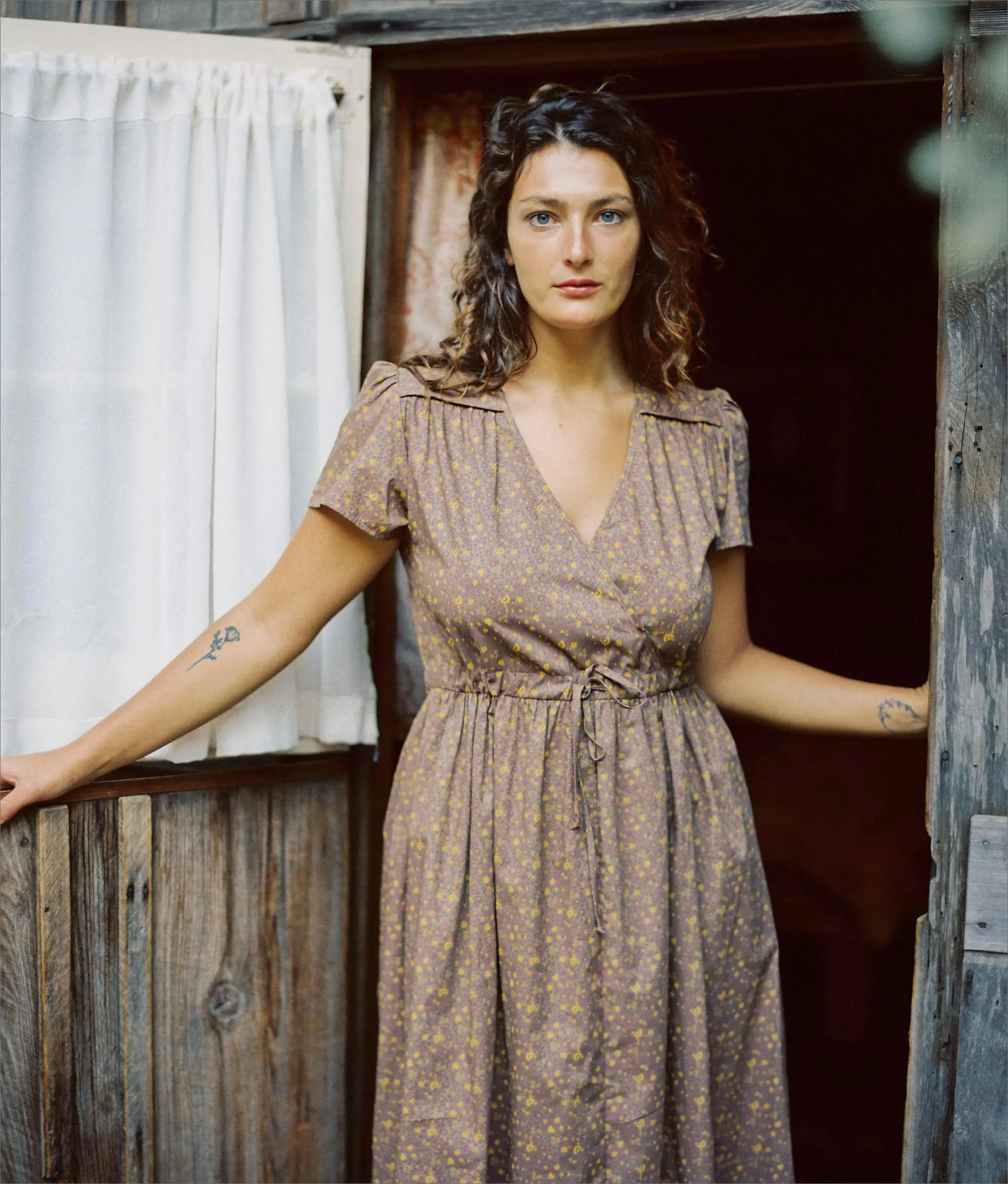 The Dawn Dress | Magenta Blooming Vine sold by Christy Dawn product image thumbnail 2