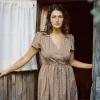 The Dawn Dress | Magenta Blooming Vine sold by Christy Dawn