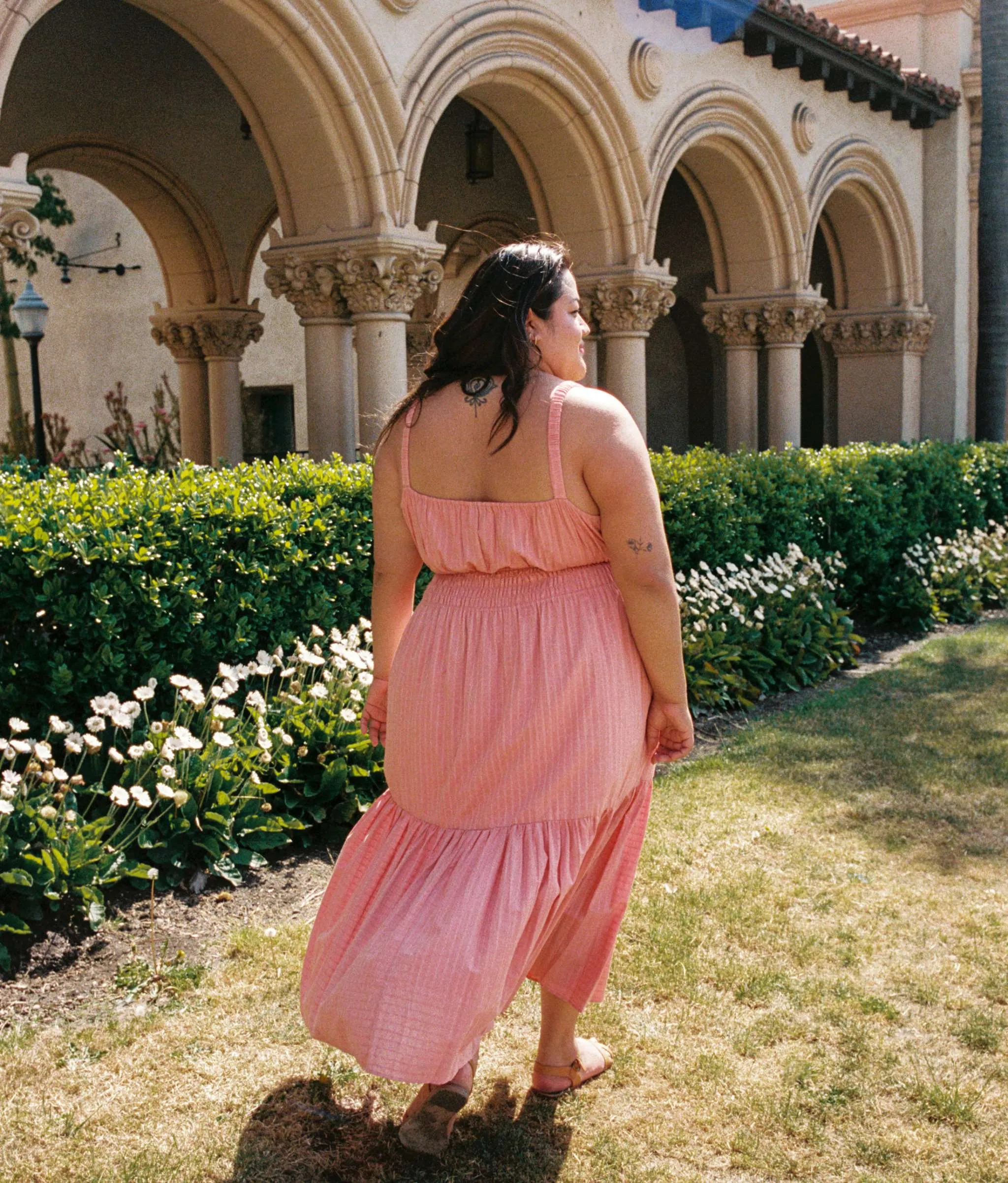 The Zuri Dress Extended | Salmon Frills Poppy sold by Christy Dawn product image thumbnail 2