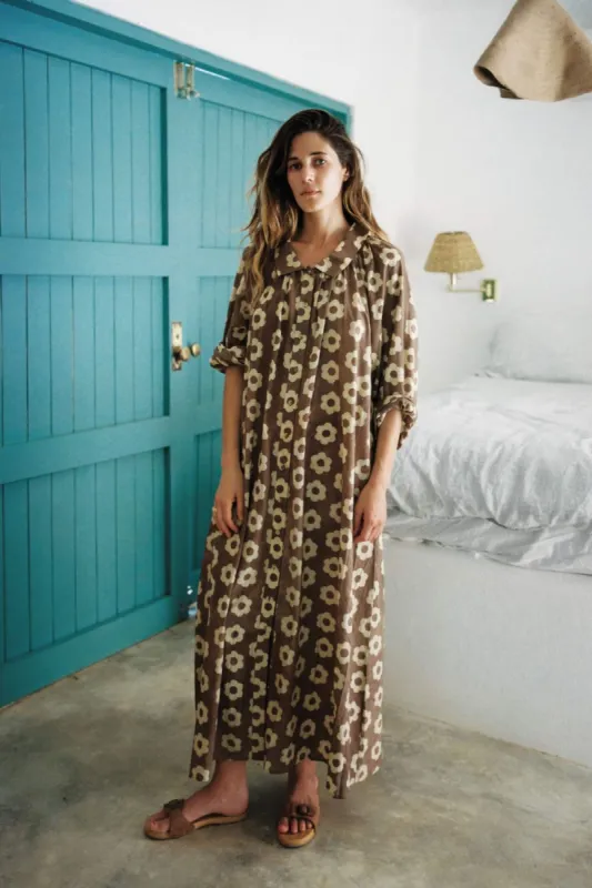 The Rumi Dress | Mocha Daisy sold by Christy Dawn